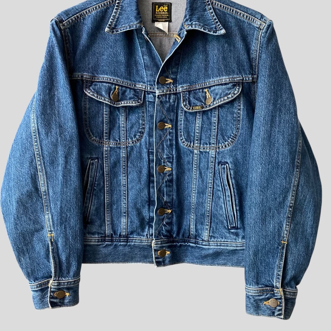 (L)90s Lee 리 0424 데님 트러커자켓 상품이미지5