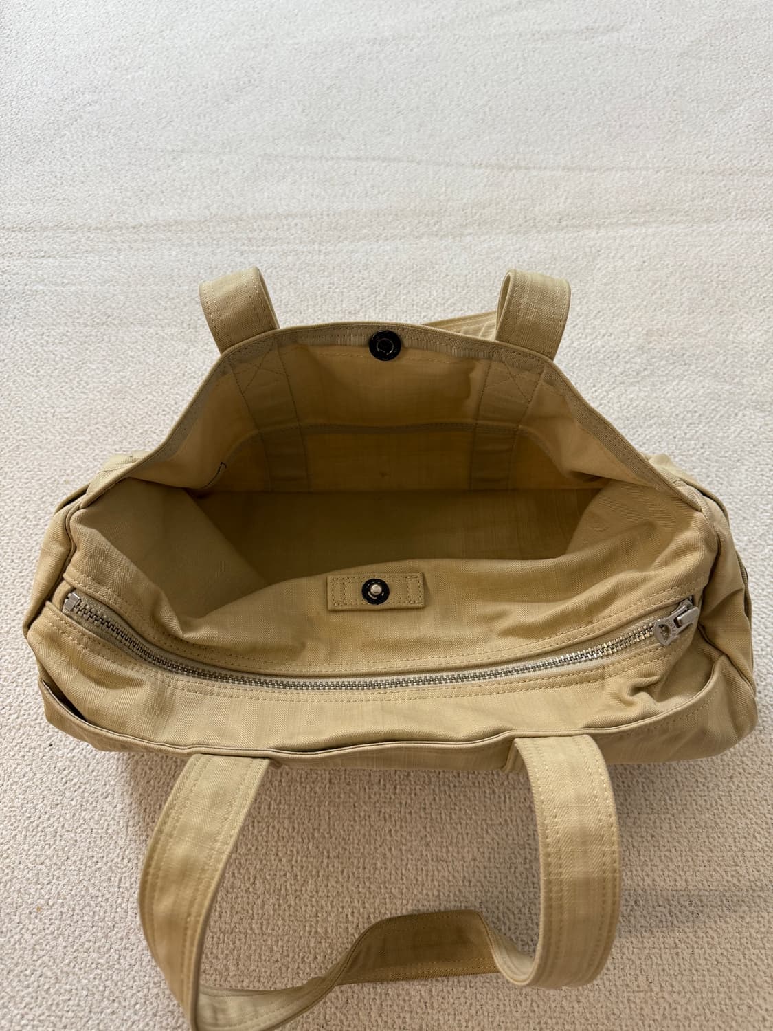 PORTER 포터 캔버스 더플백 L 베이지 색상 상품이미지9