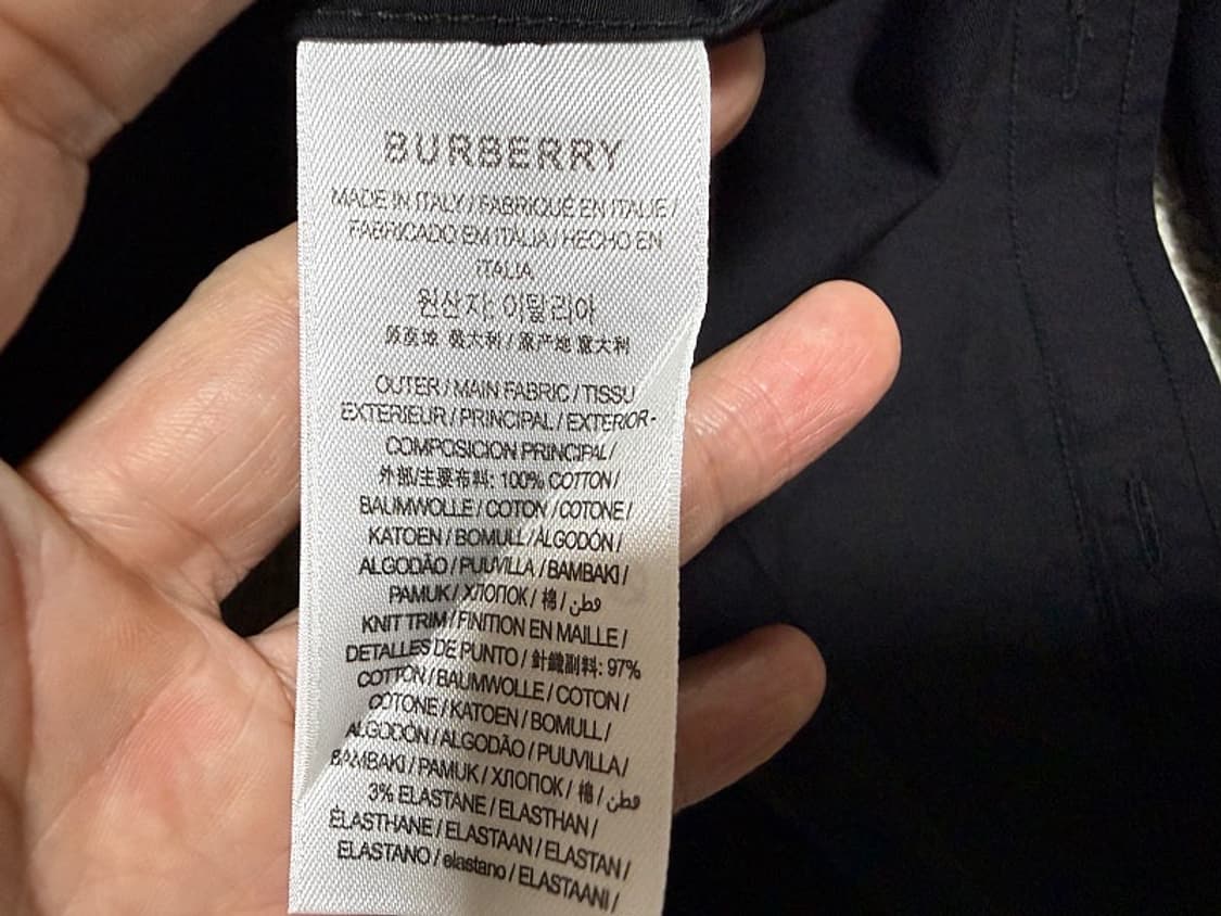 버버리 셔츠 남방 남성용 95사이즈 상품이미지4