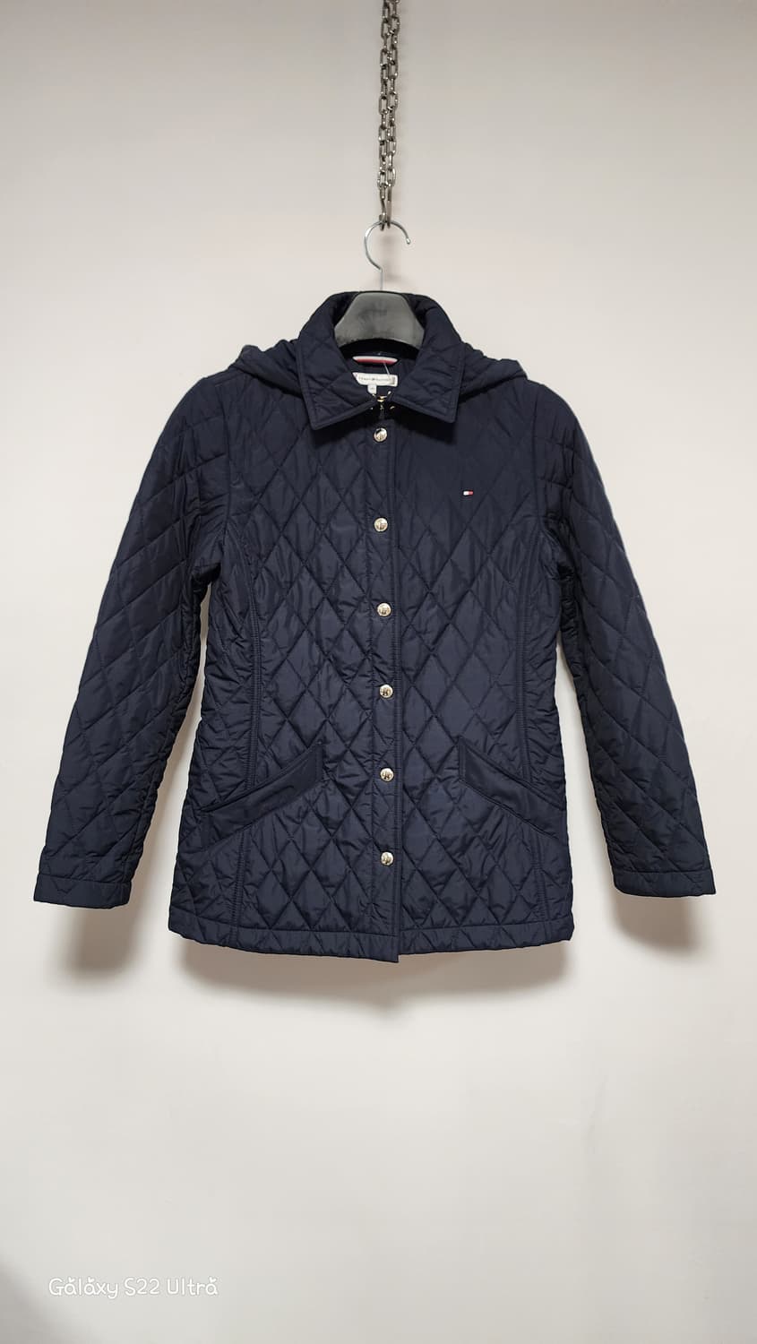 택없는 새상품) 타미힐피거 다이아몬드 퀄팅 후드자켓 상품이미지1