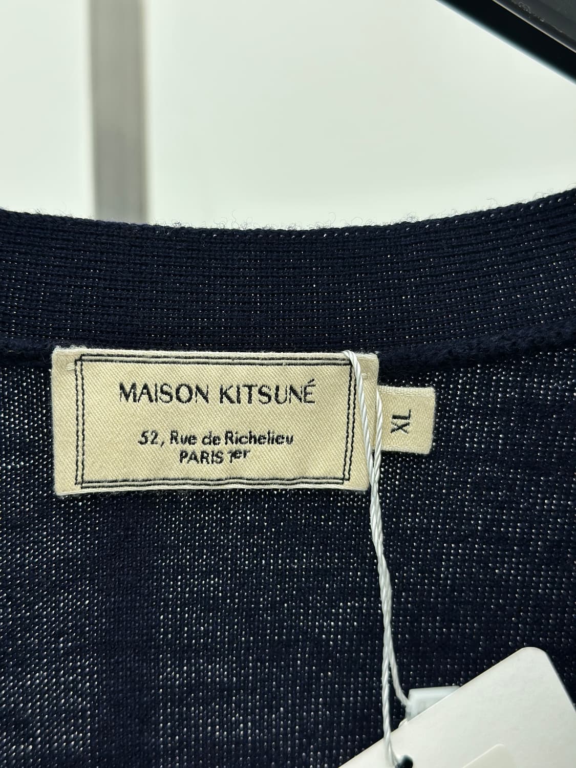 메종키츠네 트리컬러 폭스 울 가디건  상품이미지7