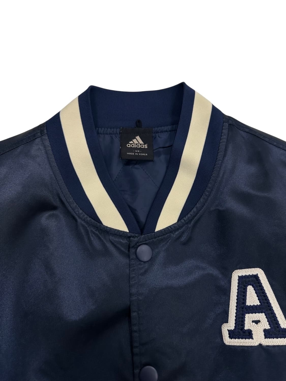 아디다스 올드스쿨 스타디움자켓 네이비 (M)   상품이미지3