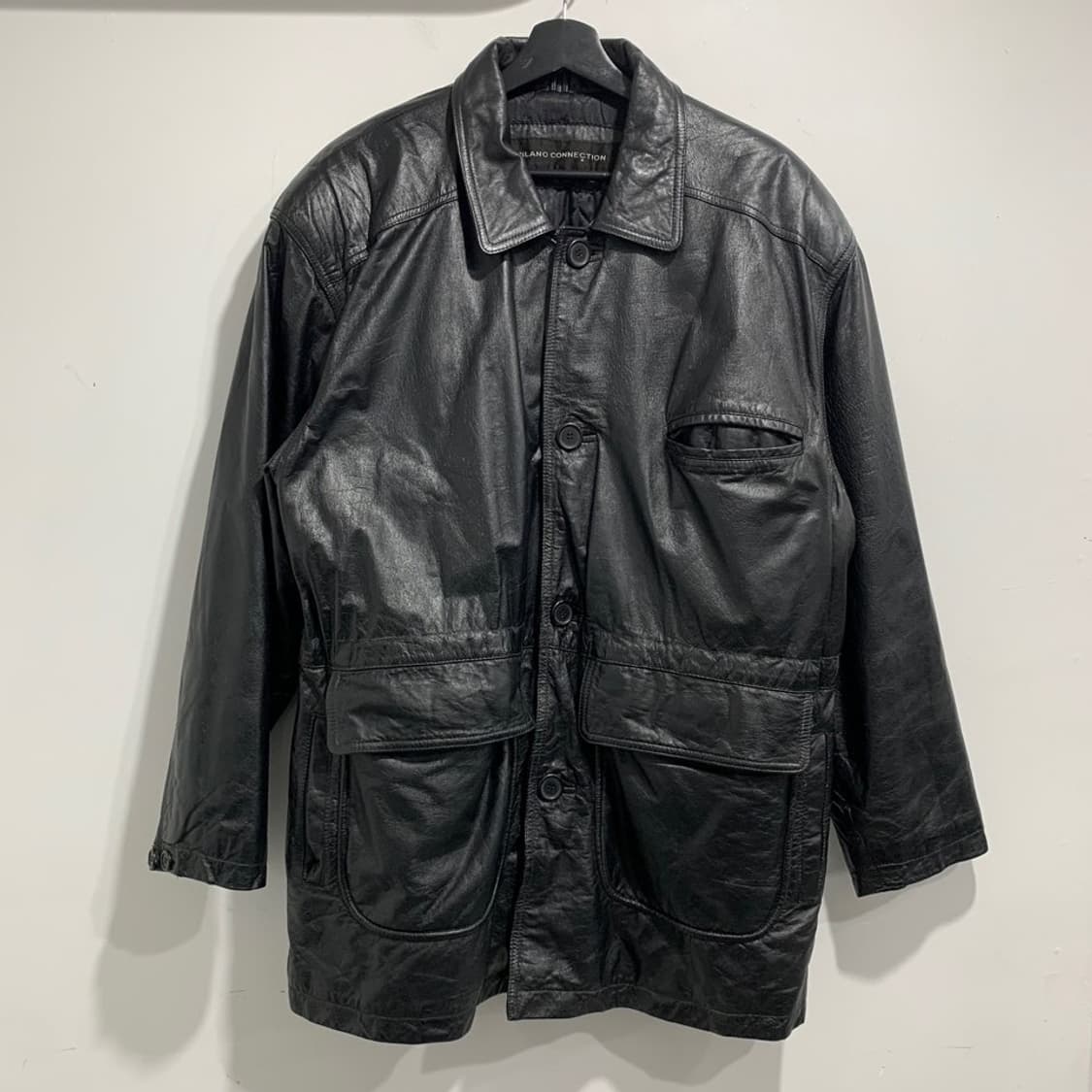 밀라노 가죽코트 상품이미지2