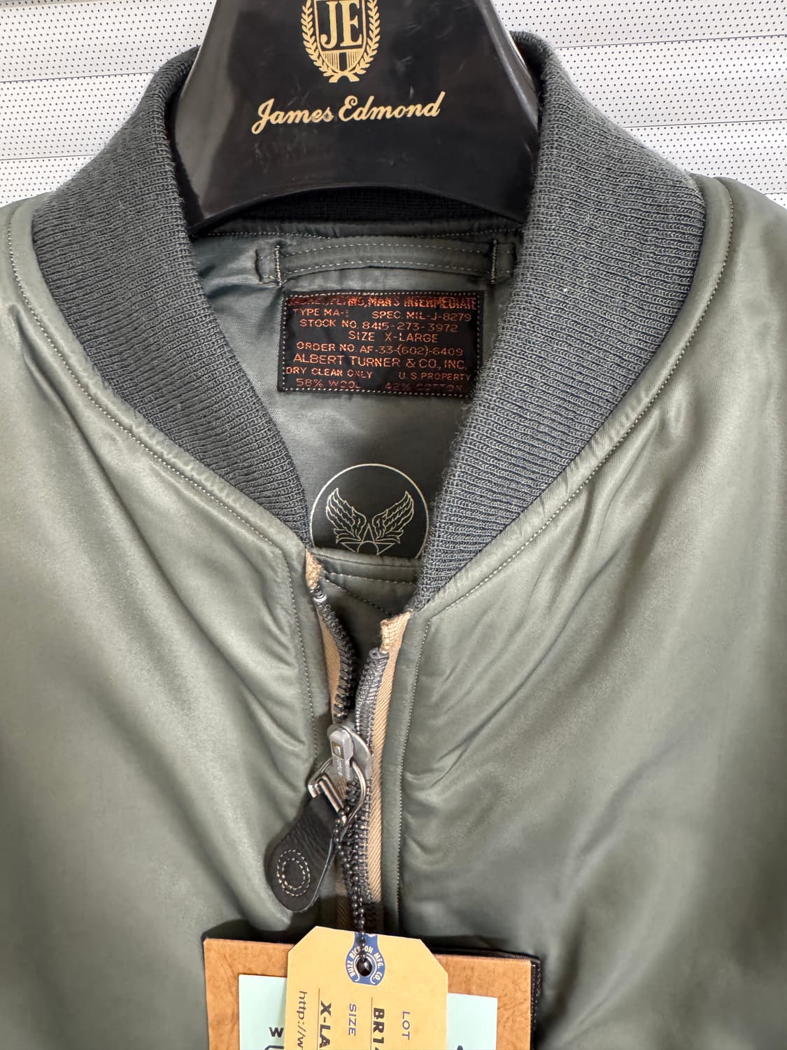 버즈릭슨 알버트 터너 MA-1 xl새상품 상품이미지2