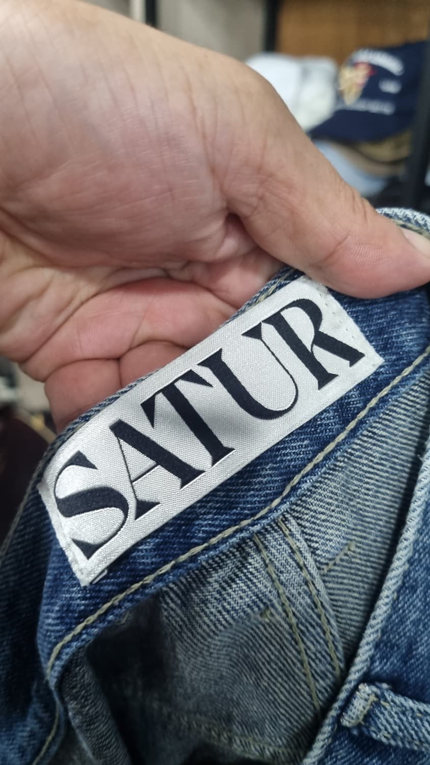 satur 와이드핏 데님팬츠 허리32~33 거의새거 상품이미지3