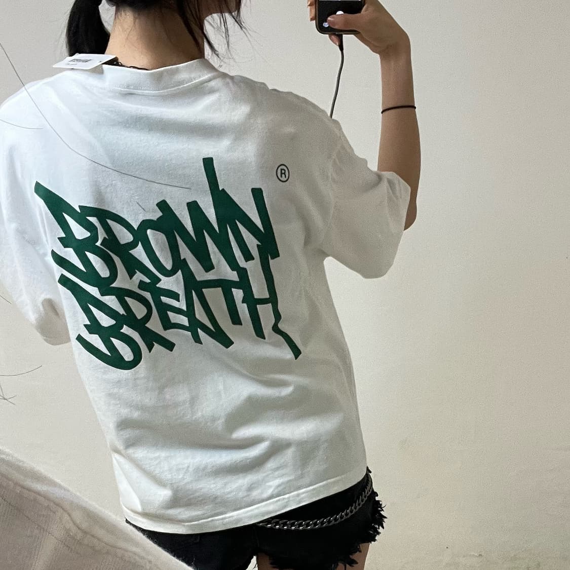 Brown Breath t-shirt 상품이미지3