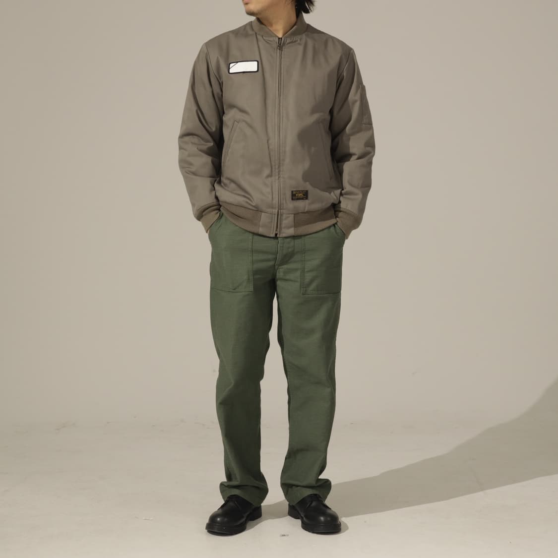 더블탭스 코튼 블루종 자켓 상품이미지3