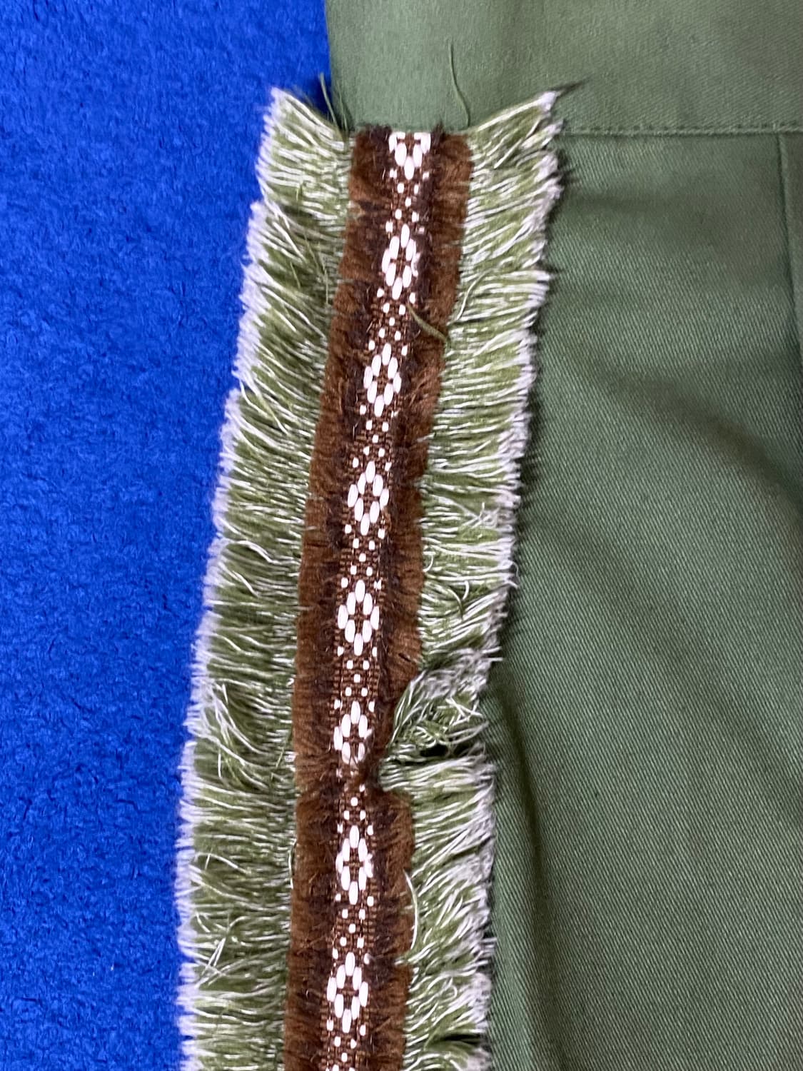 EasyBusy 이지비지 사이드테일 치노 팬츠 그린 XL 상품이미지3