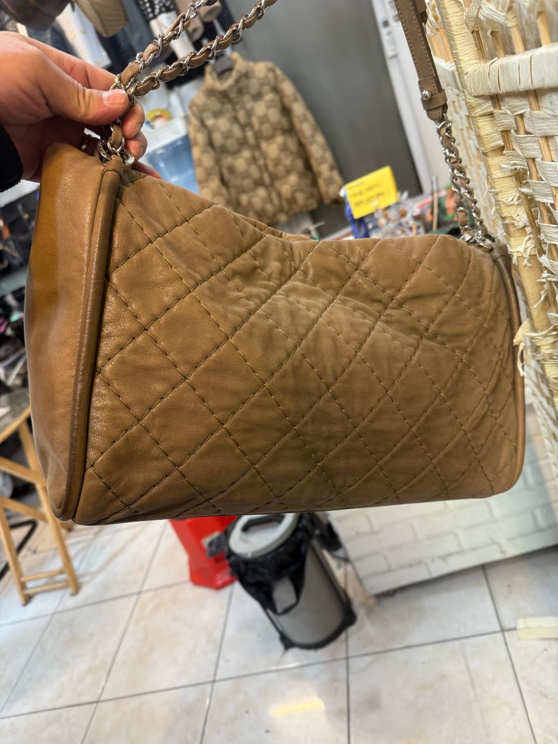 정품 16번대 샤넬 마트라쎄 와일드 스티치 체인 숄더백 팝니다 상품이미지4