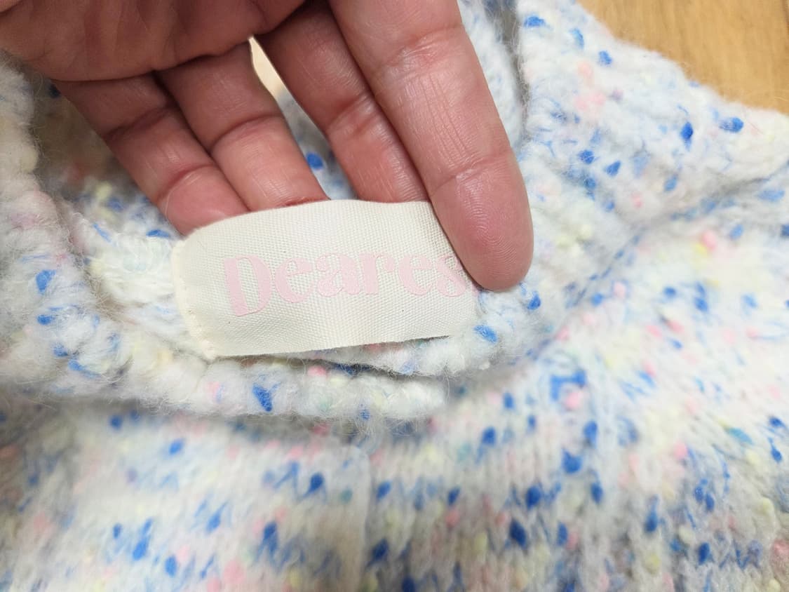 메이비베이비(MAYBEBABY) 디어리스트 블루소다 벌스데이가디건 새상품 상품이미지10