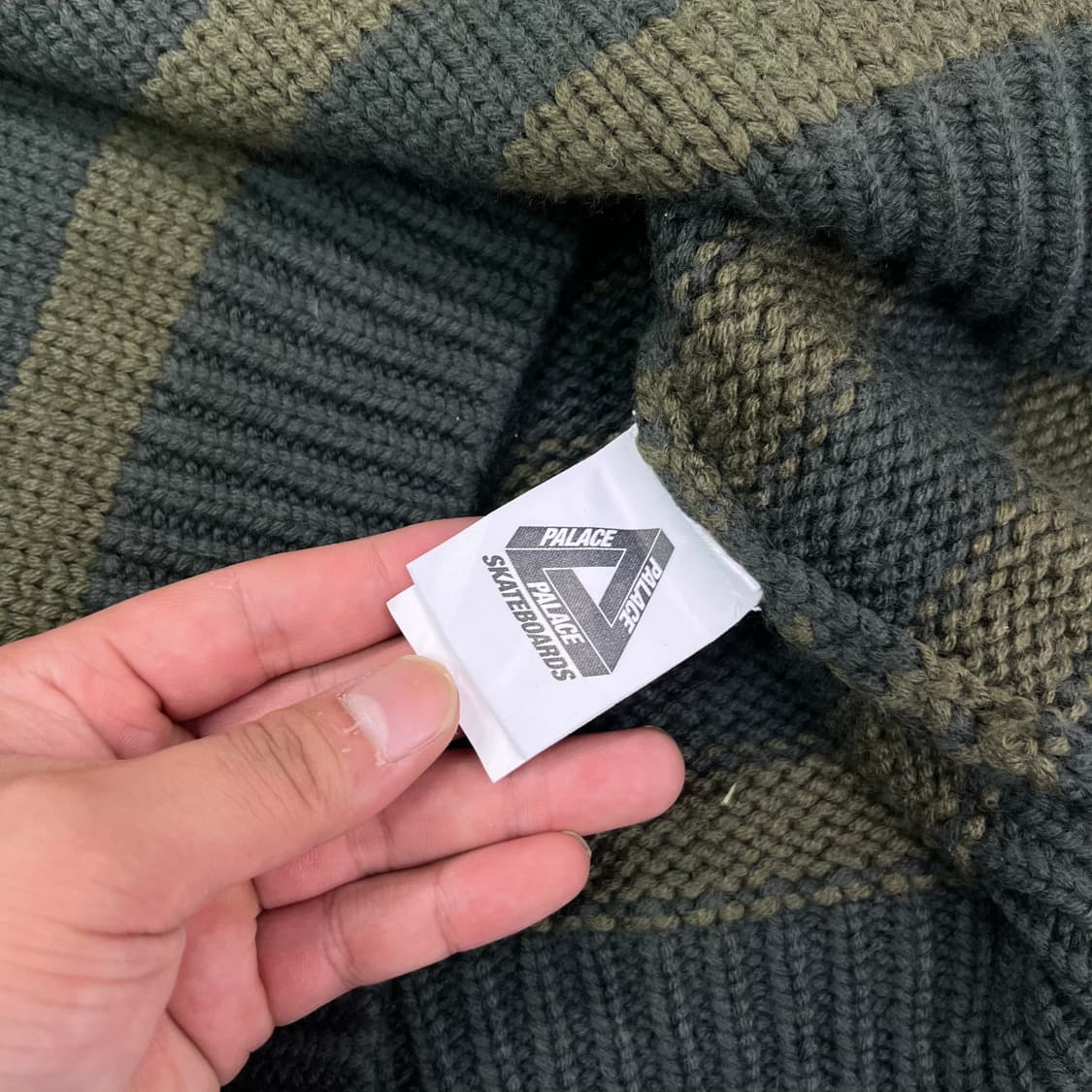 105 팔라스 22FW 헤비 스트라이프 니트 상품이미지5