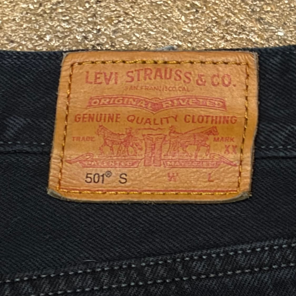 00s 미국 빈티지 리바이스 501 블랙진 청바지 상품이미지10