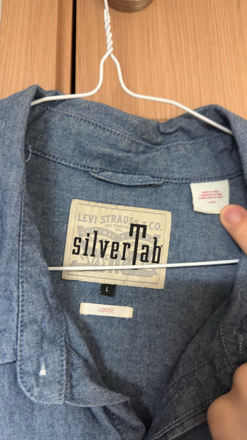 리바이스 실버탭 샴브레이 셔츠 L 105 상품이미지3