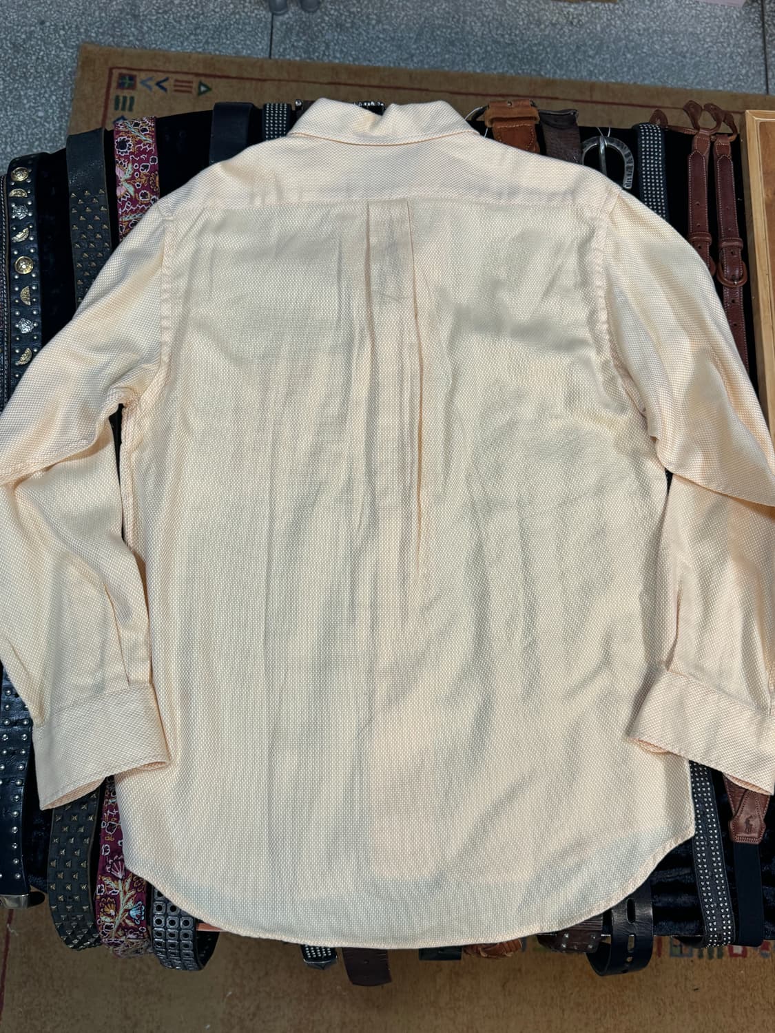 맥그리거 체크 클래식 셔츠 옐로우 m 상품이미지3