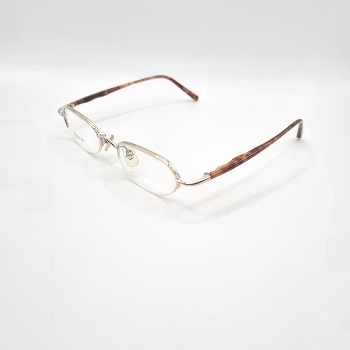 데드스탁   티타늄 반무테 골드 안경테  292 상품이미지3