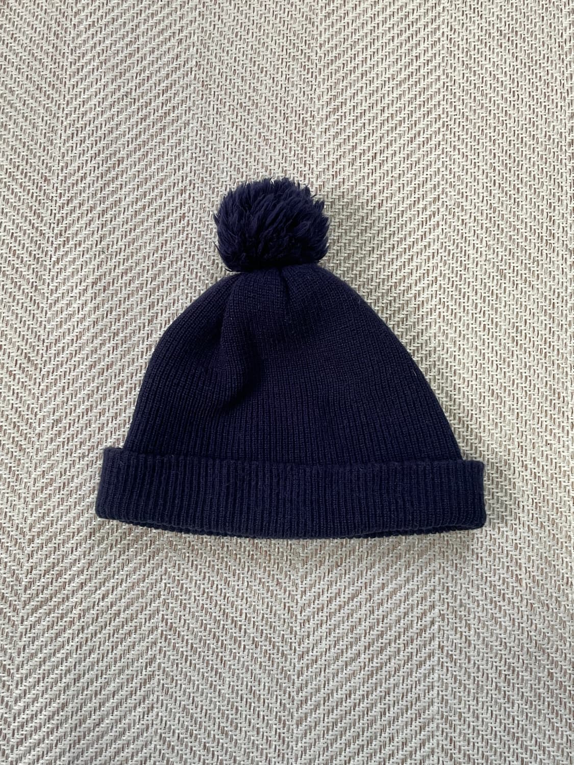 챔피온 로고 패치 폼폼 니트 비니 J03599 상품이미지2