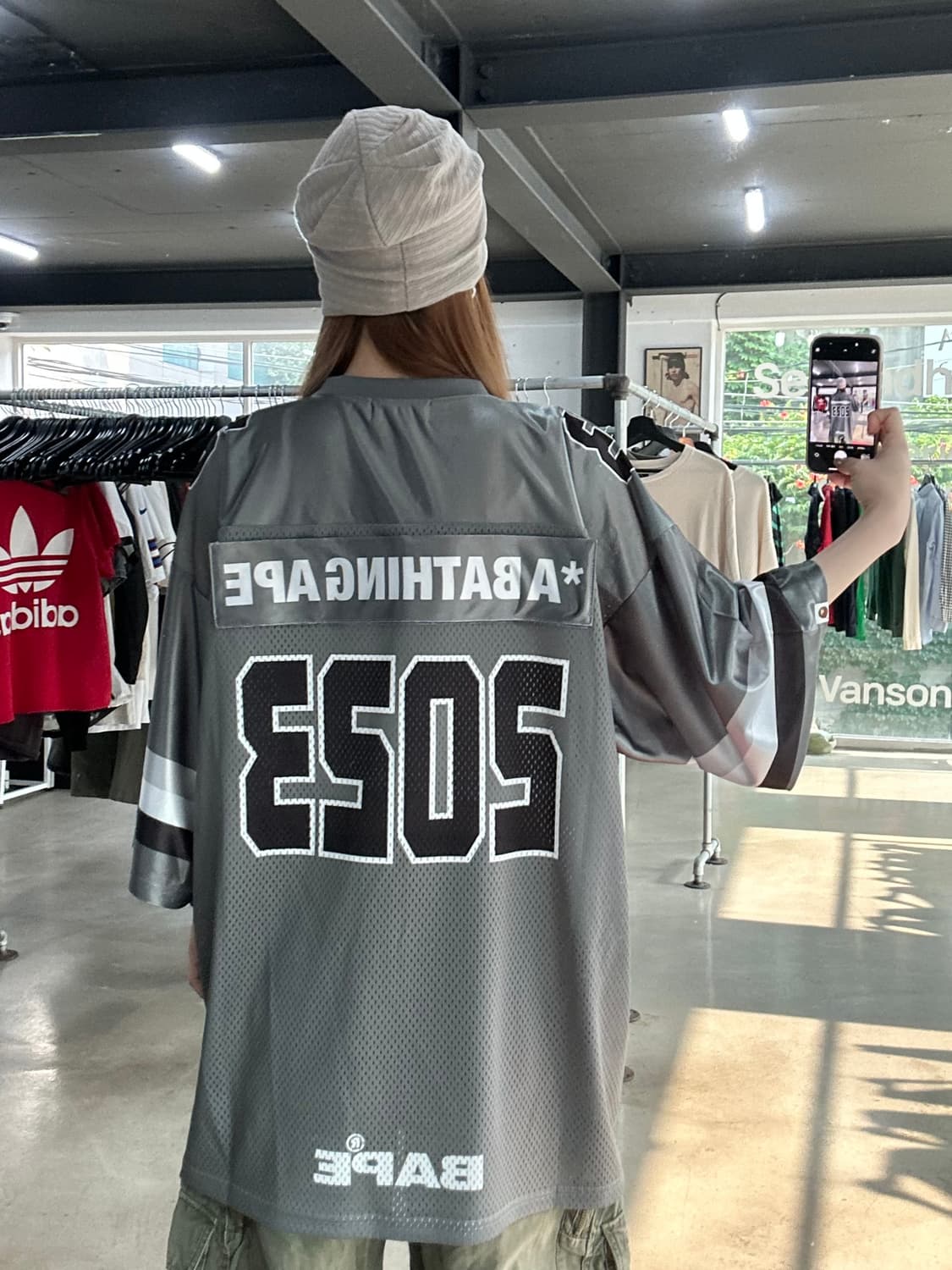 베이프 1993 풋볼 져지 반팔티 상품이미지2