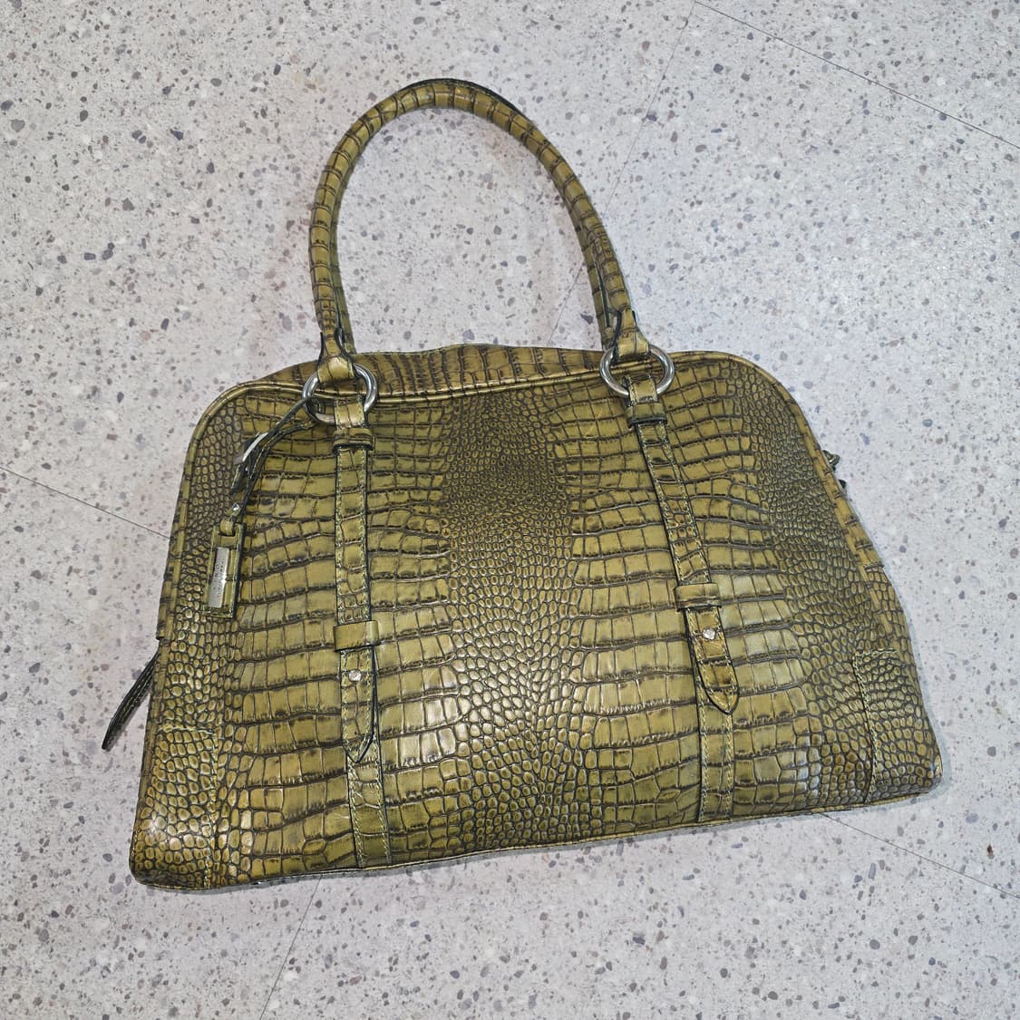 FINO LEATHERWEAR 크로커 엠보 레더 토트백 상품이미지9