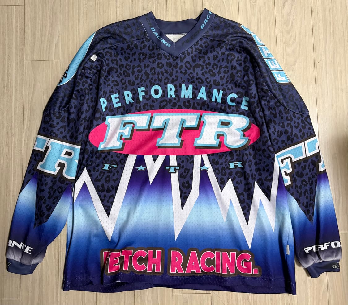 빈티지 FTR Fetch Racing 모토크로스 레이싱 져지 / 레오파드 상품이미지1