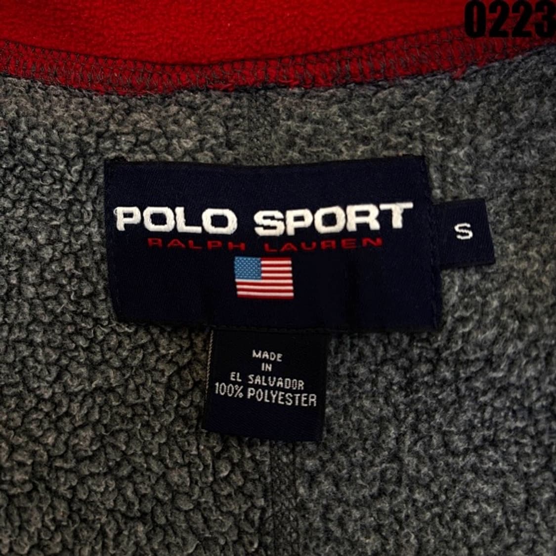 폴로 스포츠 랄프로렌 후드 집업 플리스 자켓 S 0223  상품이미지5