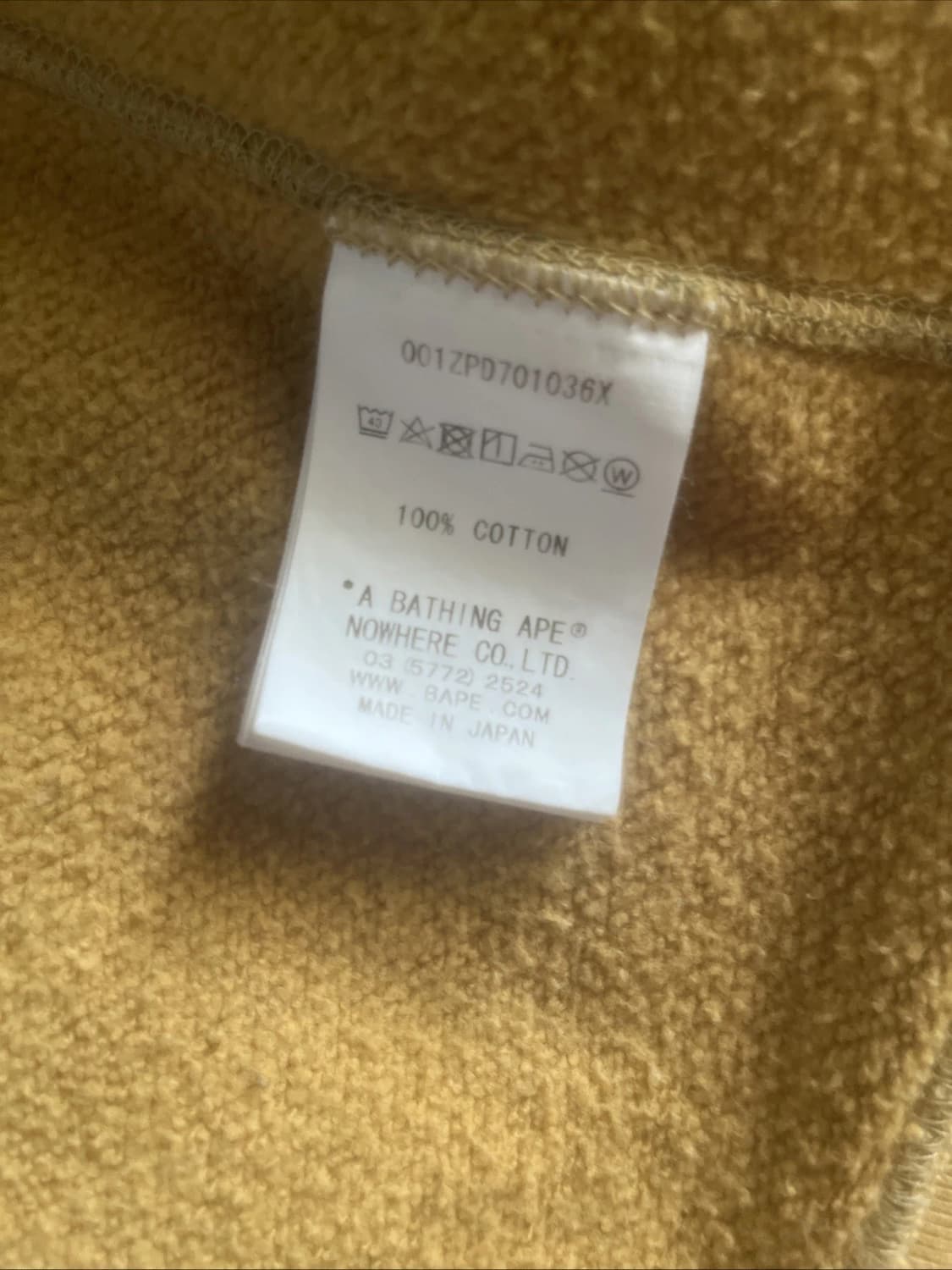 베이프 1st 카모 에이프 헤드 후드집업 황계 상품이미지7