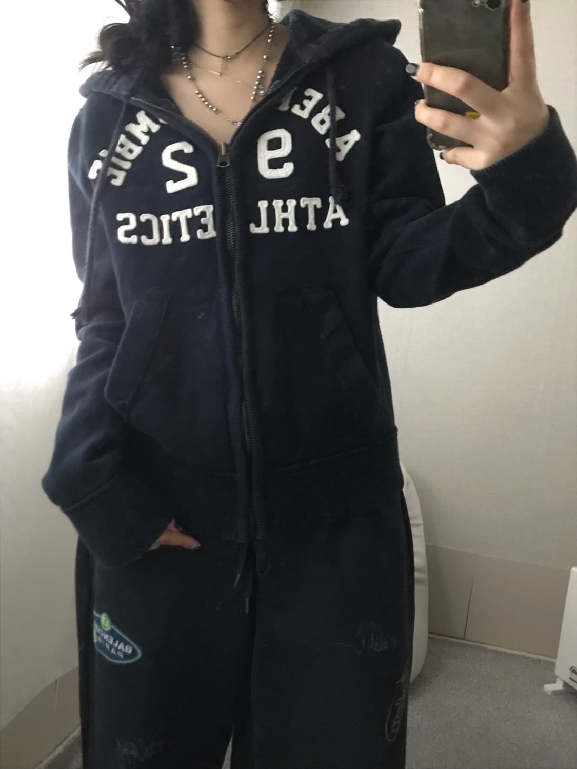 아베크롬비 네이비 후드집업 상품이미지5