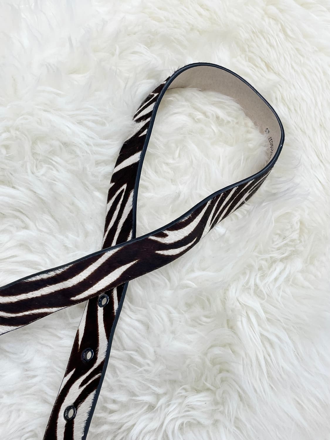 웨스턴 송치 지브라 버클 벨트 상품이미지5