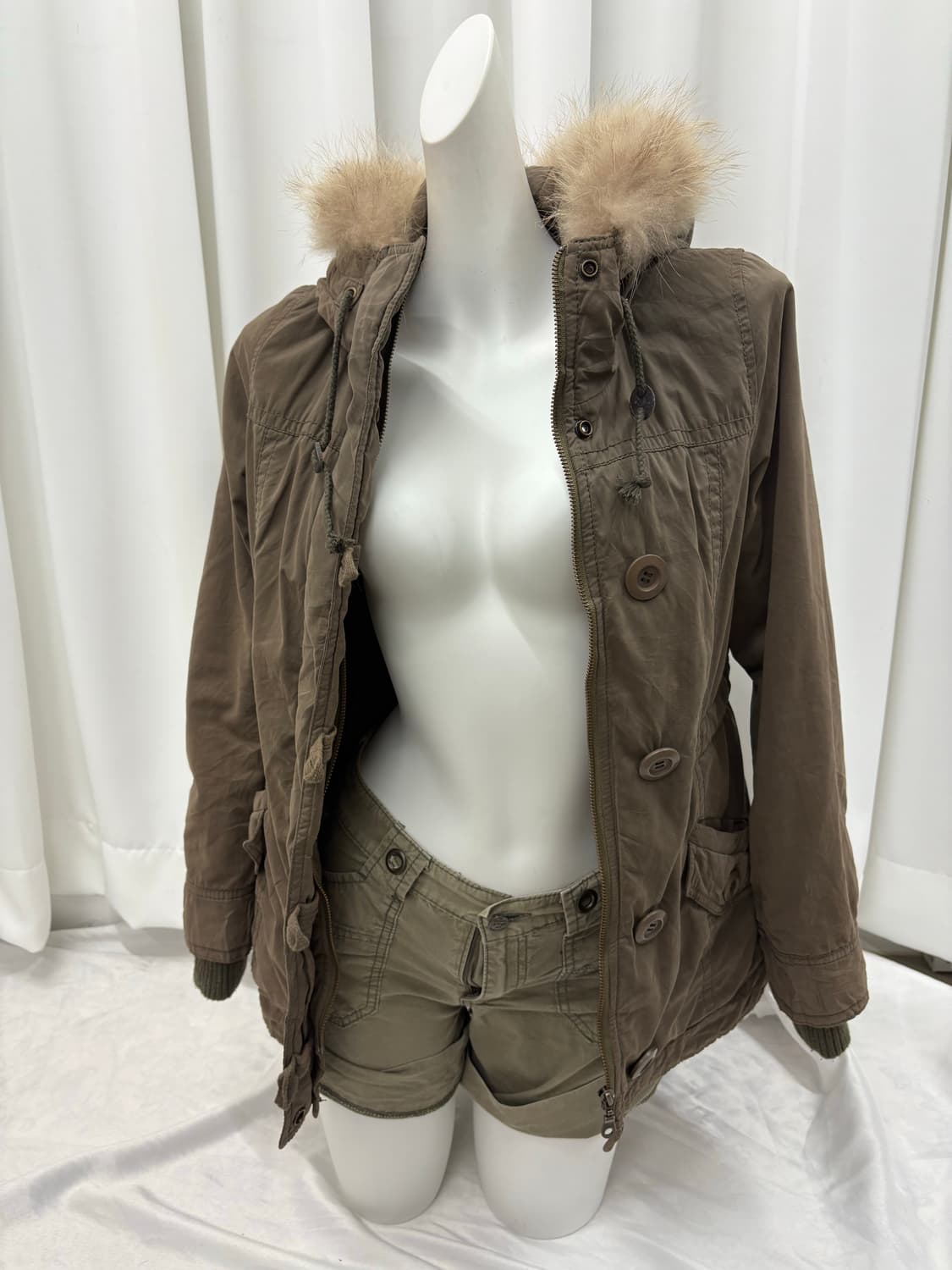 y2k 패딩 퍼 자켓 상품이미지6