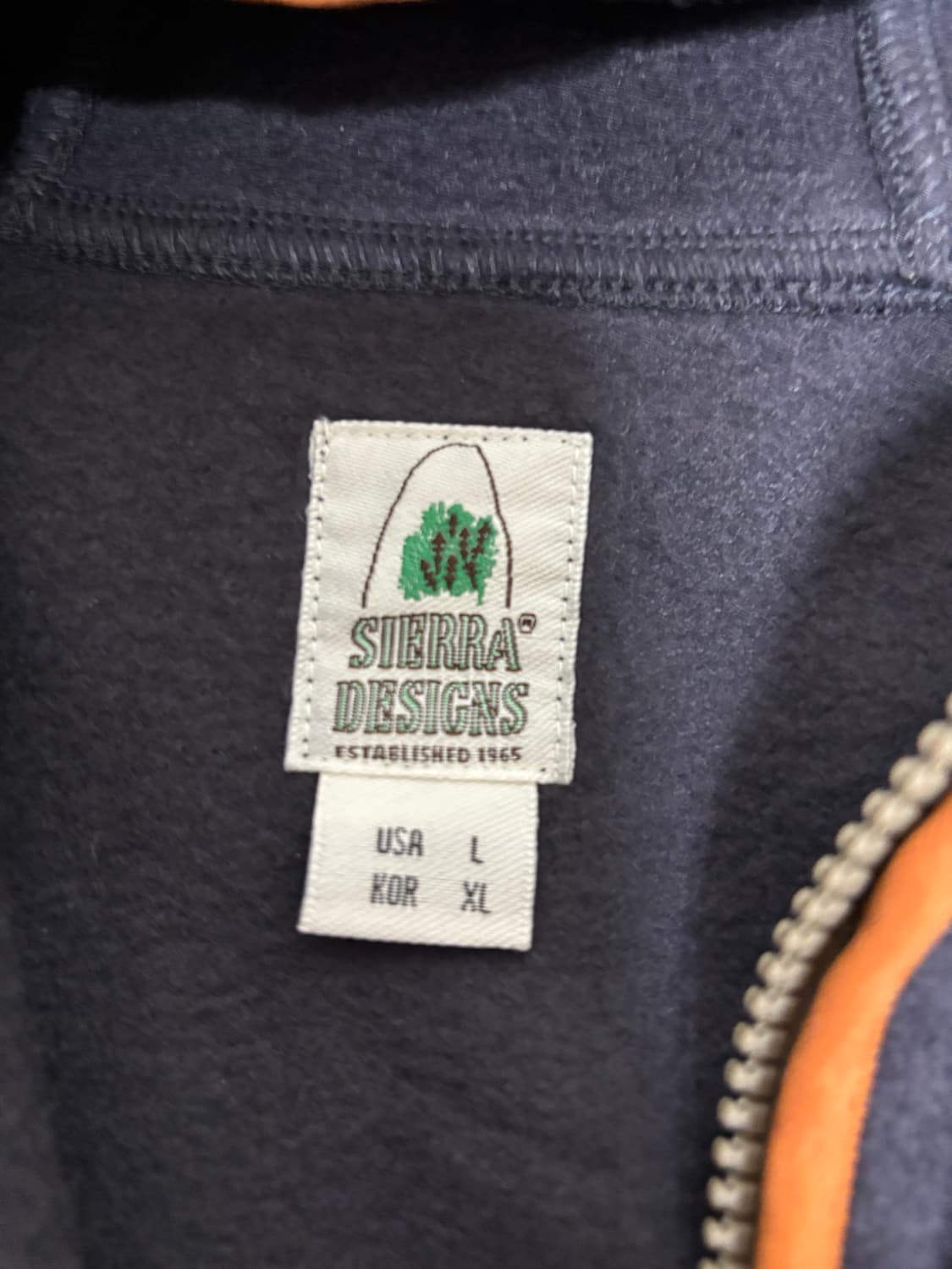 시에라디자인 후리스 xl 새상품 상품이미지3