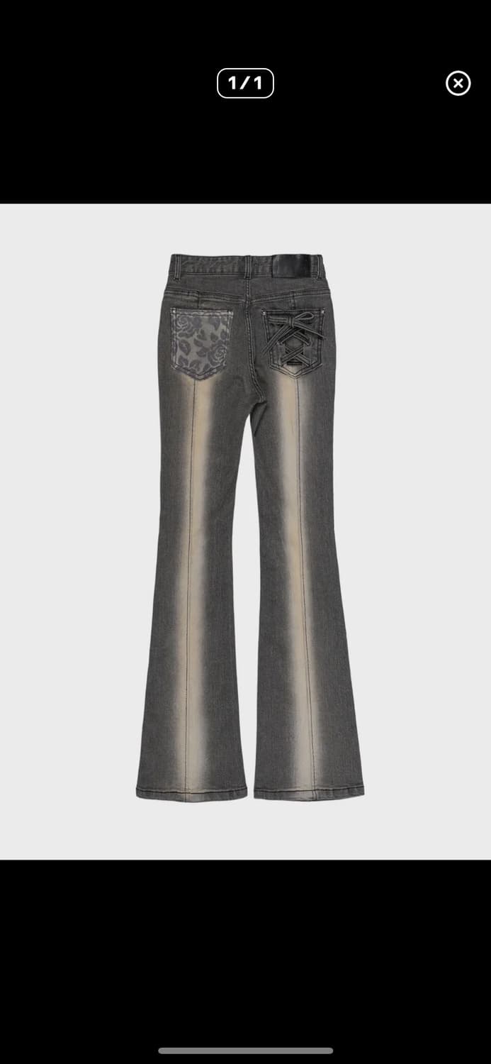 m 달링유어배드 코르셋 부츠컷 바지 상품이미지1