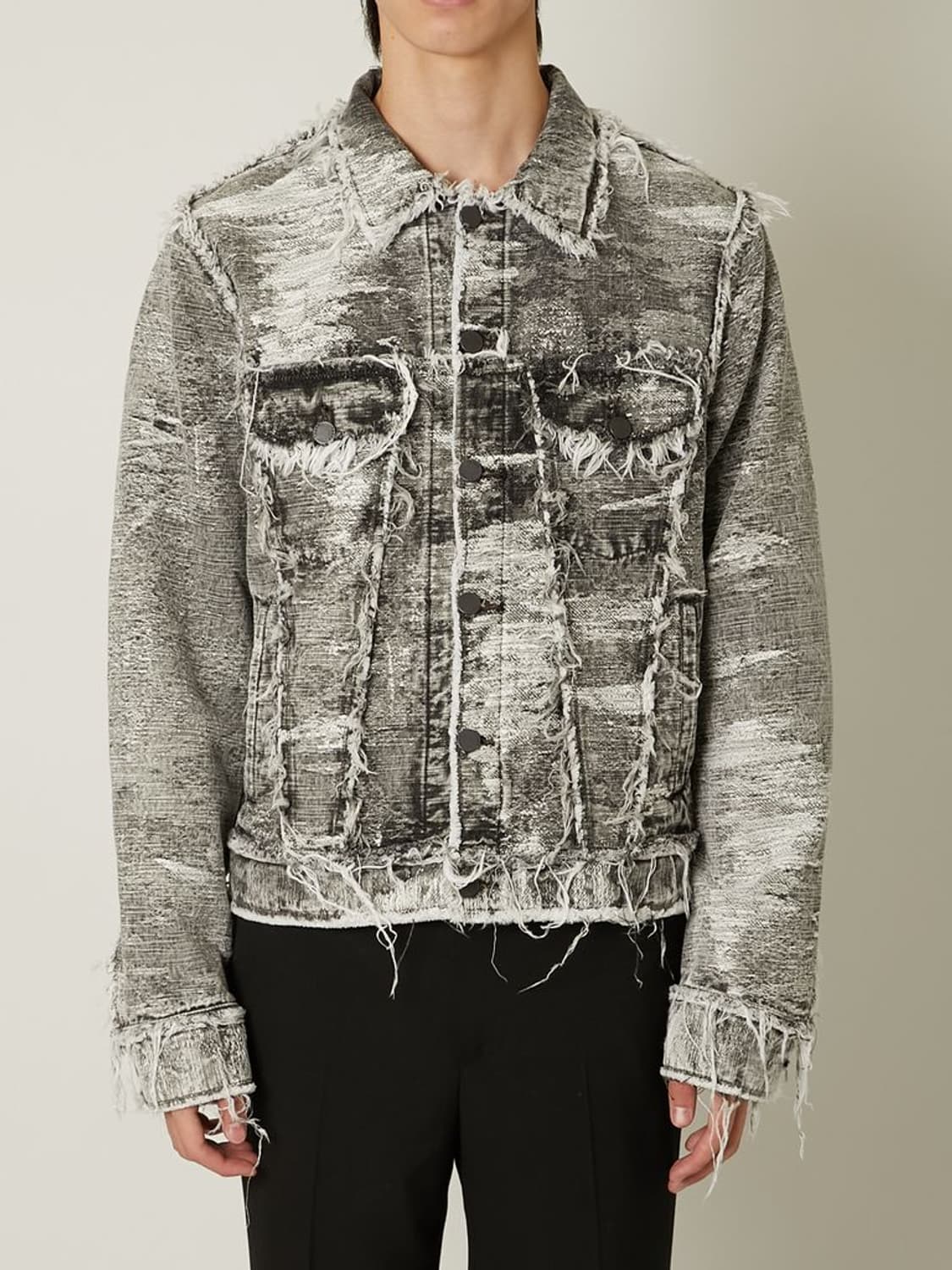 새상품 TAAKK 3rd 데님자켓 케미컬블랙 2size 상품이미지2