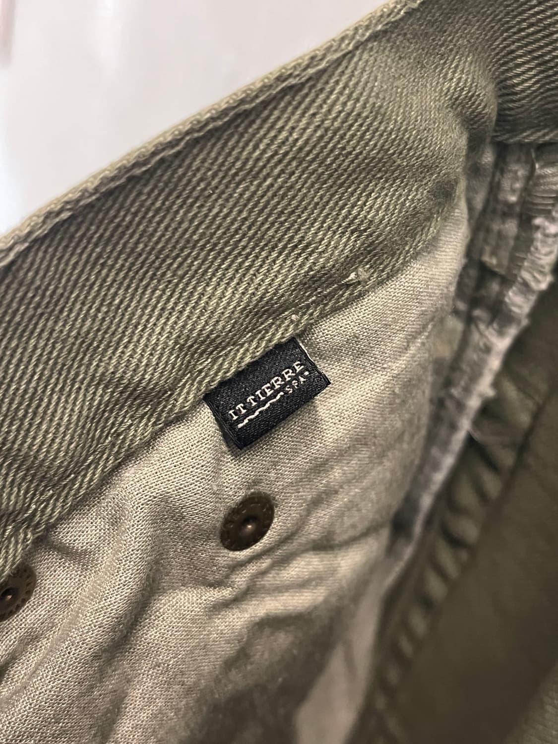 Dolce&Gabbana 빈티지 올리브 그린 부츠컷 진 상품이미지5