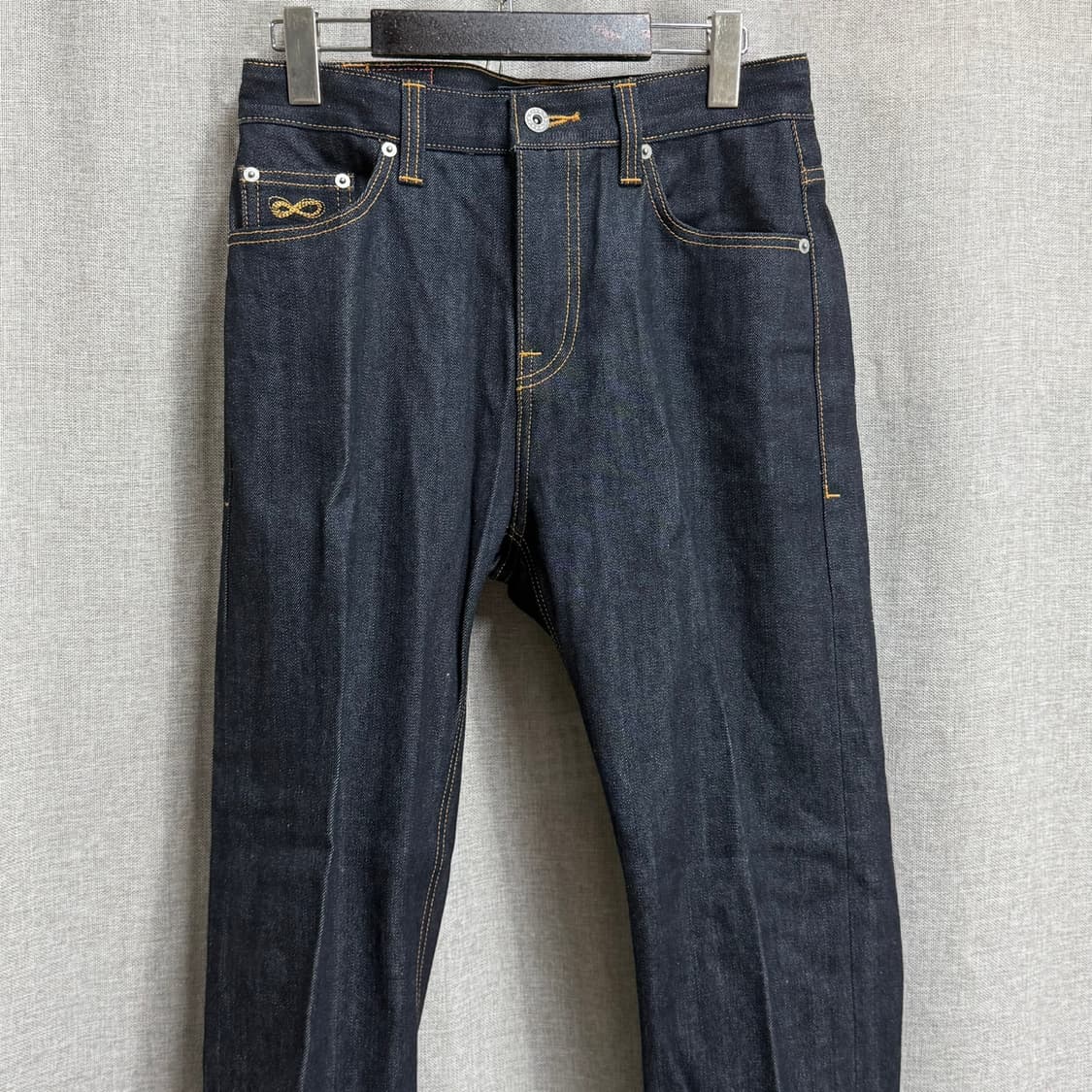 [30] 플랙진 x OAM 팩토리 핏더사이즈 데님팬츠 생지 청바지 상품이미지4