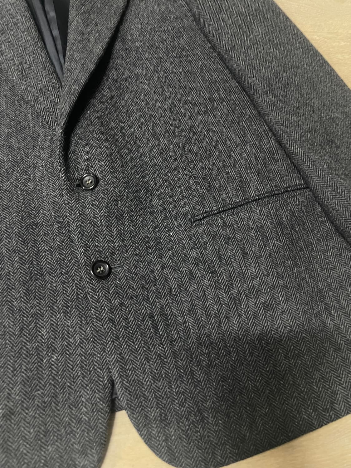 다나카 옴므 헤링본 블레이져 상품이미지3