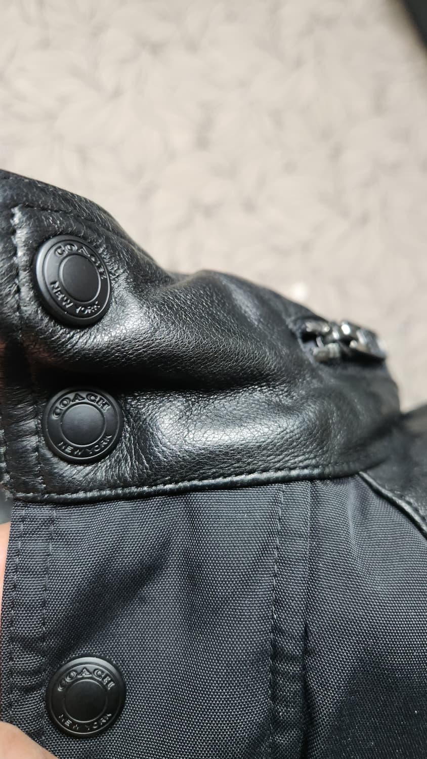 COACH 가죽패딩 조끼 95 S사이즈 상품이미지5