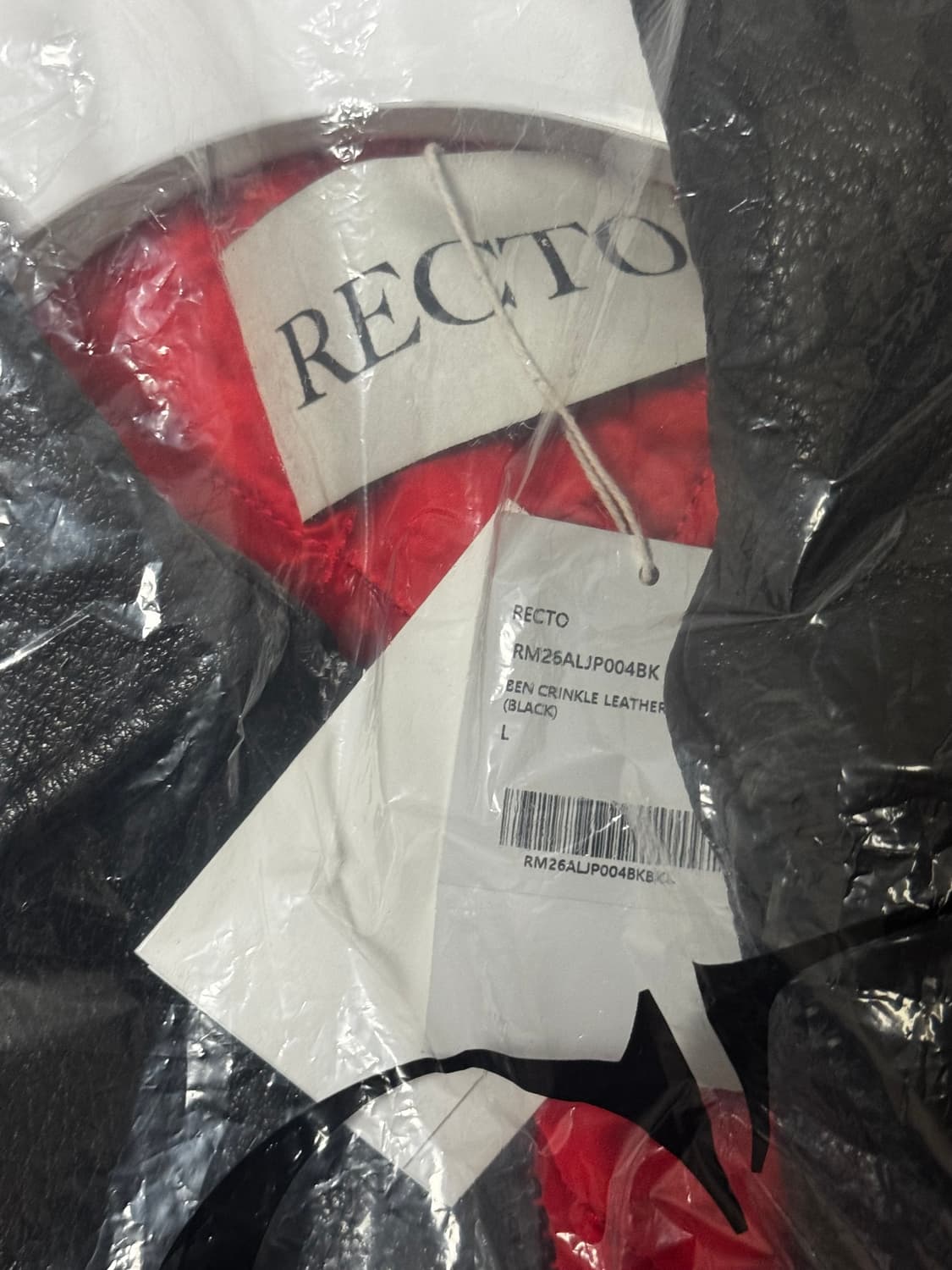 렉토 벤크링클레더 새상품L 상품이미지2