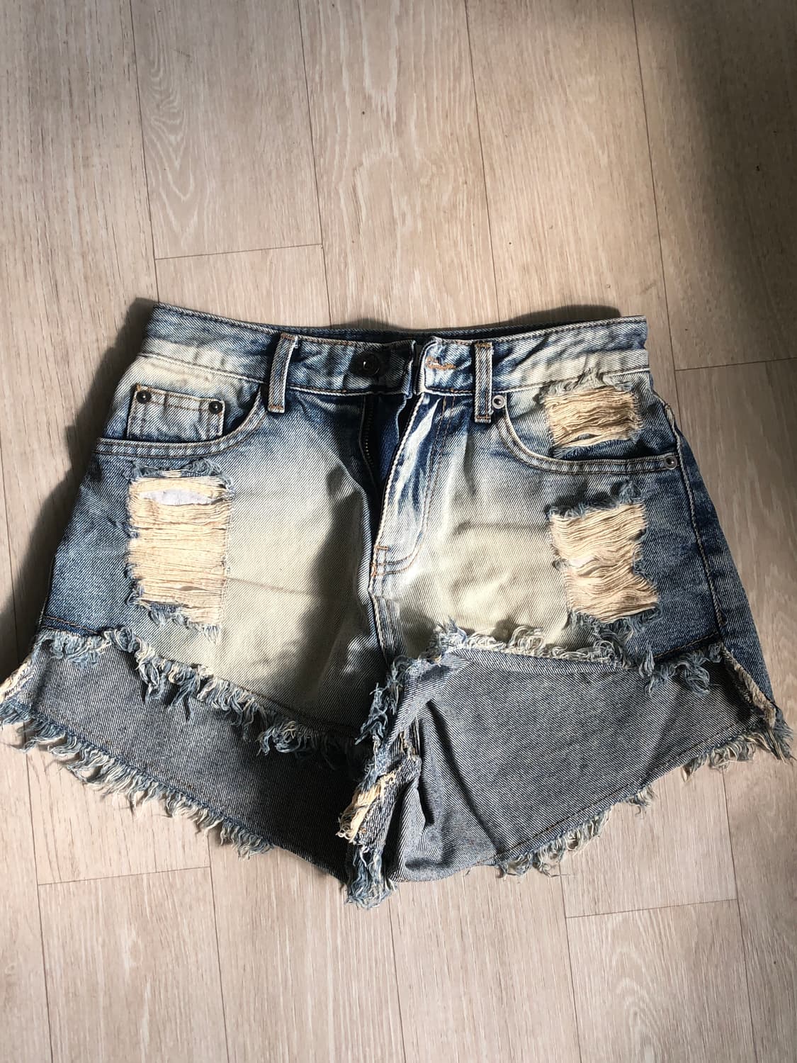 보헤미안서울 데님 워싱 쇼츠 M 상품이미지1