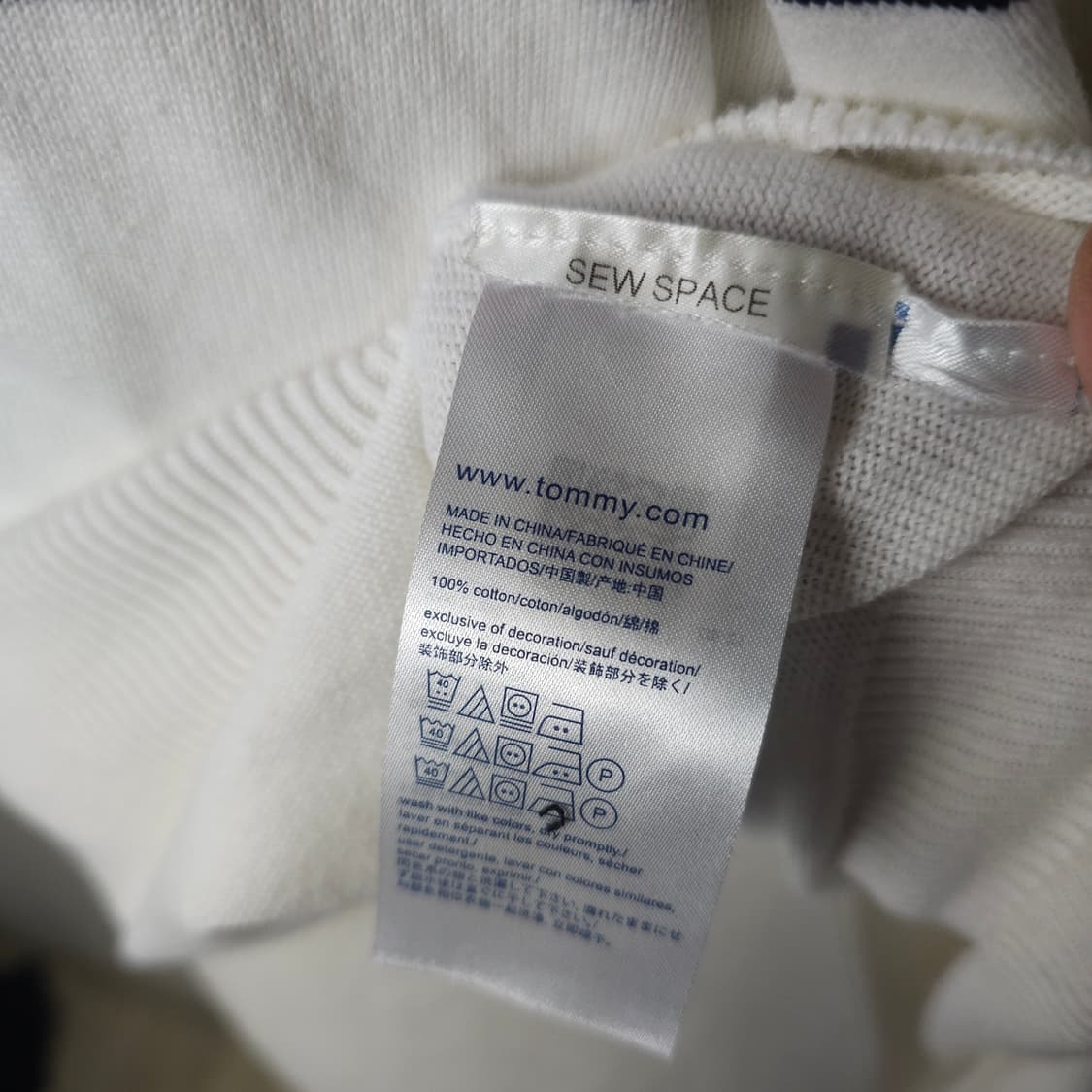 타미힐피거 라운드니트티 남자95사이즈  상품이미지5