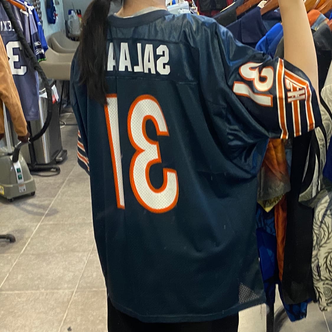 [NO.9] NFL 풋볼 져지 반팔티 네이비 상품이미지5