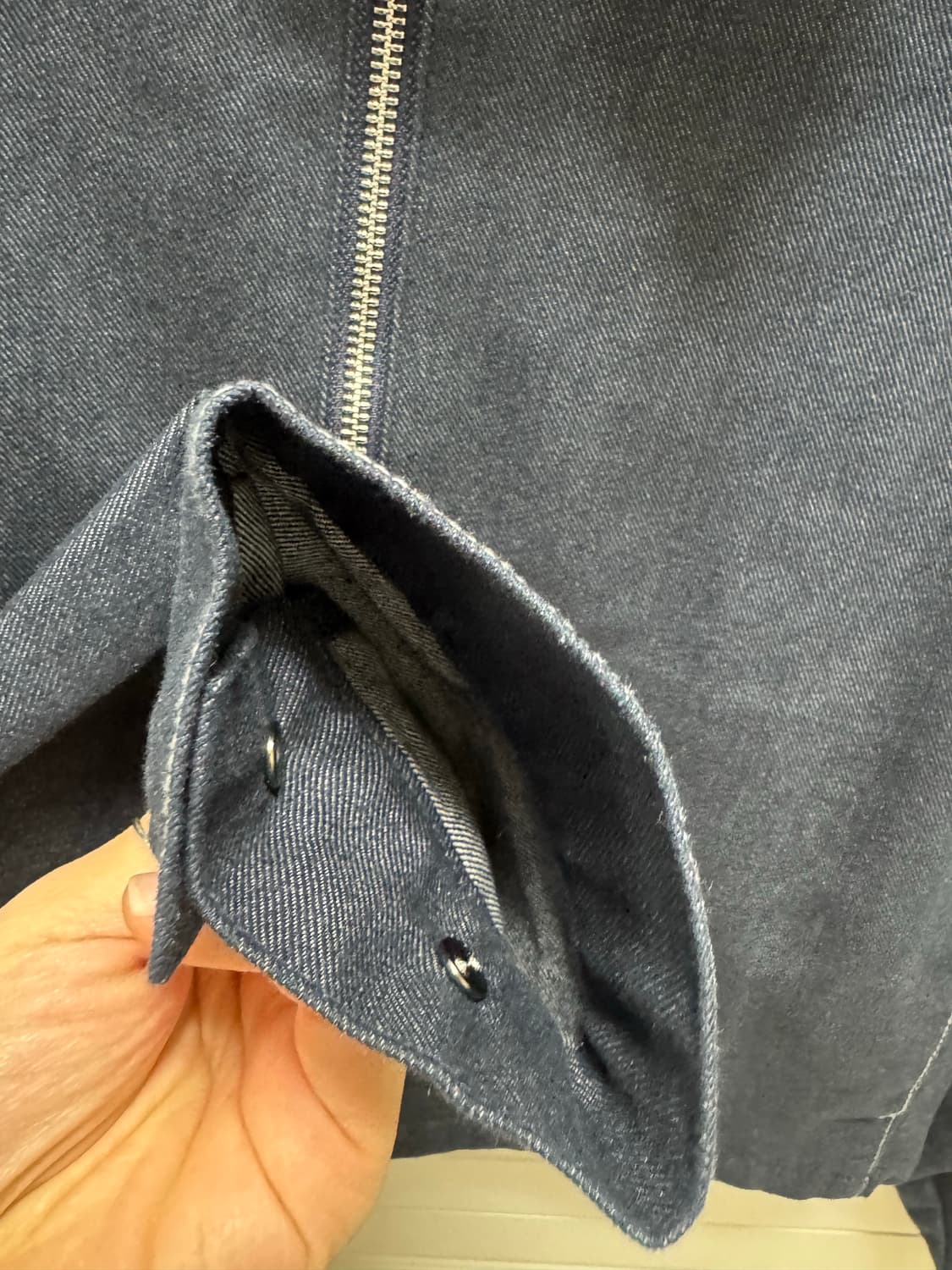 몽돌 미니멀 집업 크롭자켓 투웨이지퍼 상품이미지7