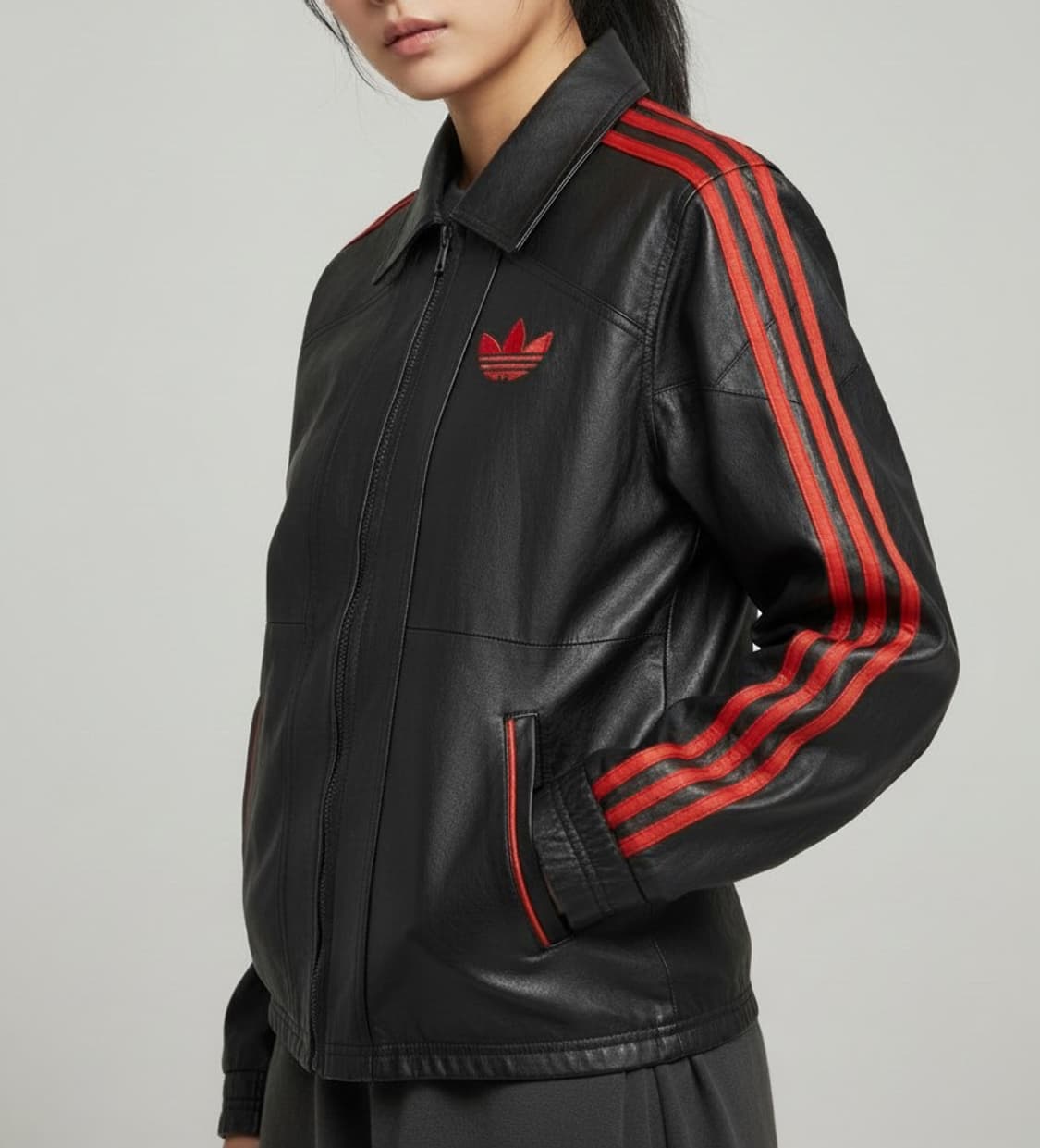 아디다스 가죽 파이어버드 트랙탑 자켓 S 상품이미지1