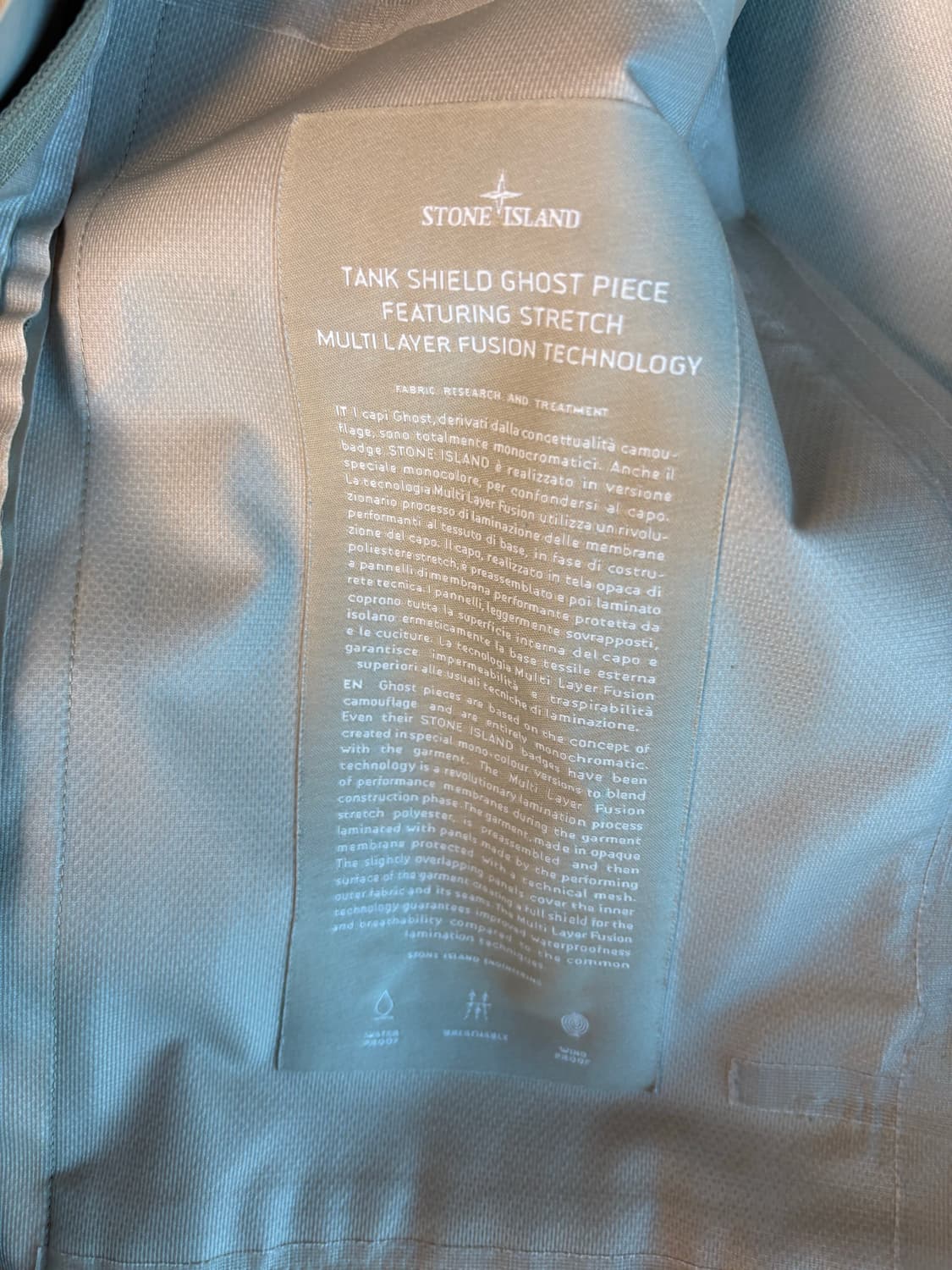스톤아일랜드 고스트피스 탱크쉴드 상품이미지5