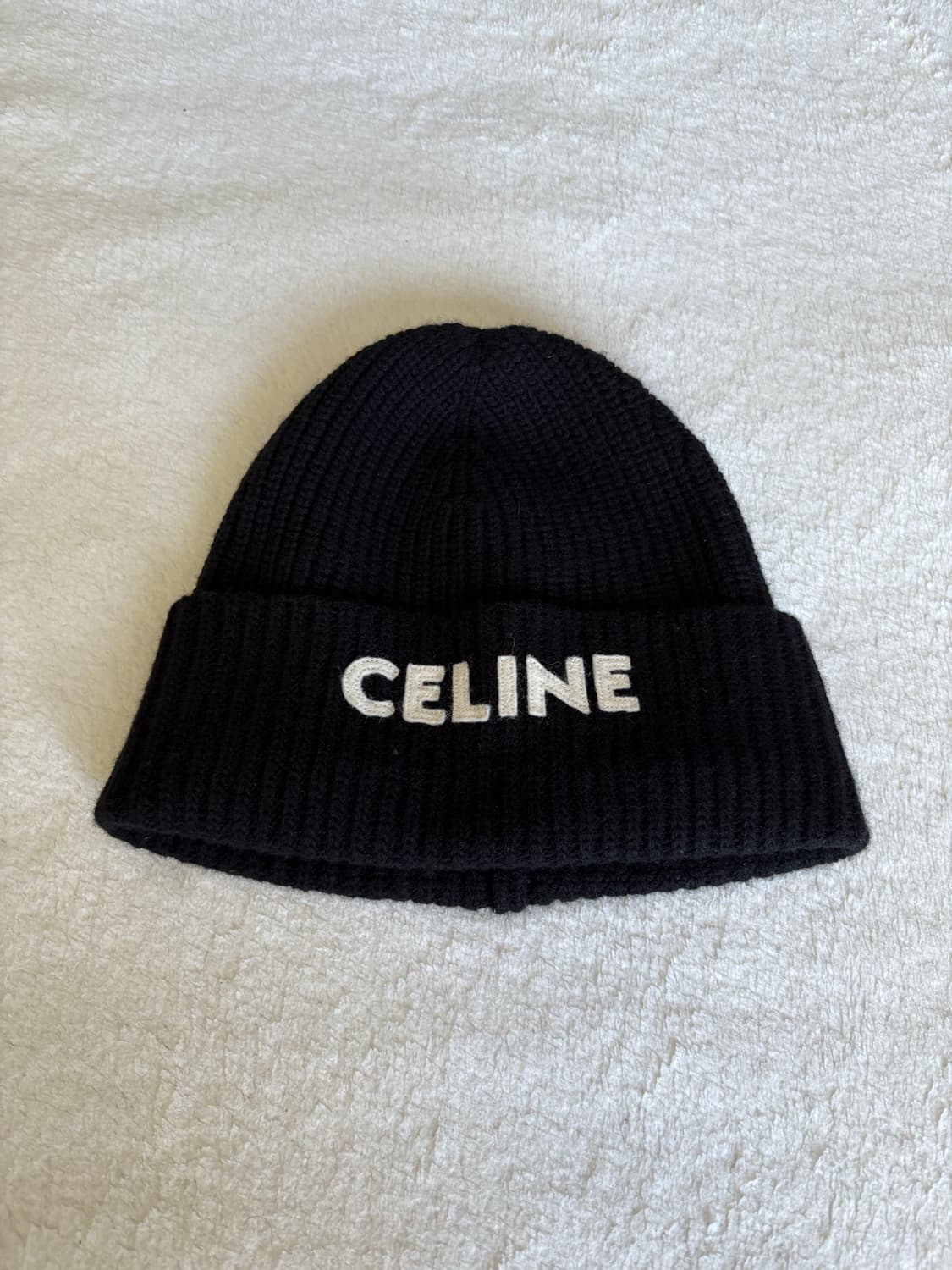 셀린느 비니 립드 울 블랙 os 상품이미지1