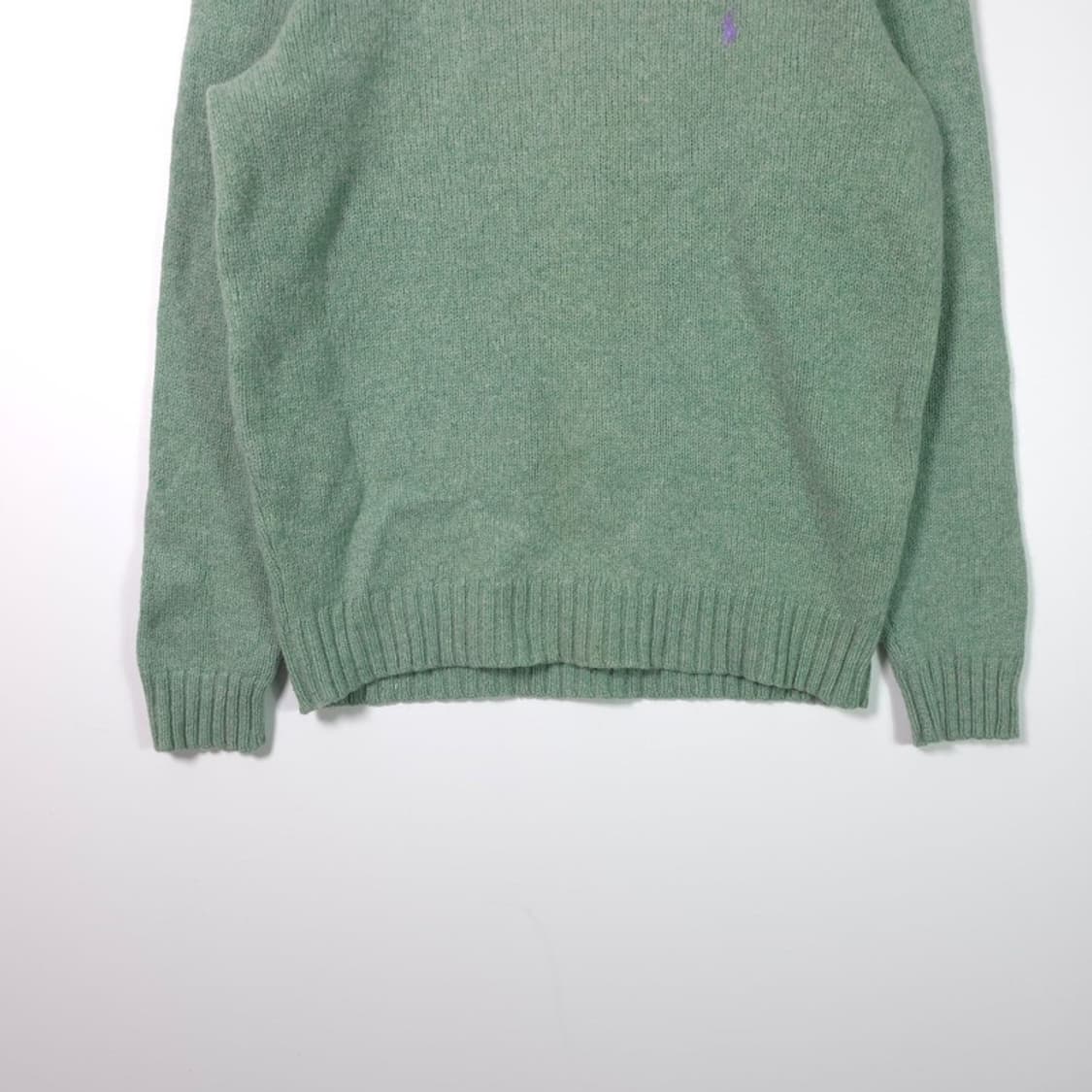 Polo Ralph Lauren 메리노울 니트 그린 XL 상품이미지4