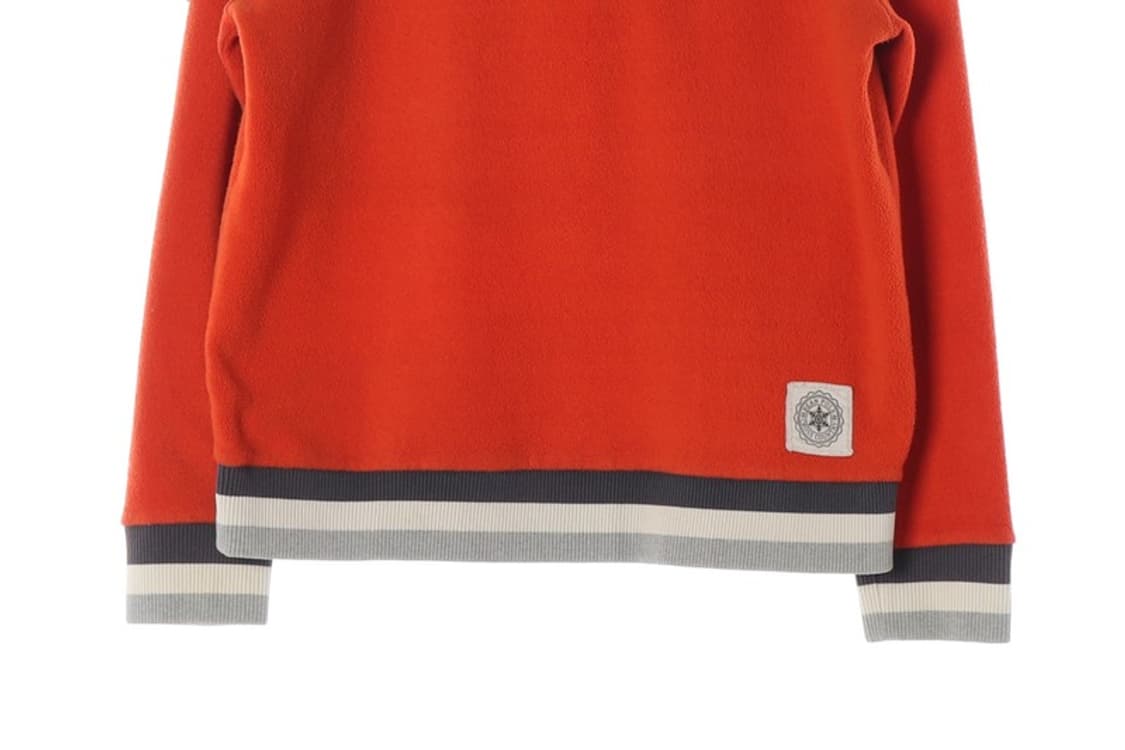 빈폴 89 패치 오렌지 플리스 반집업 XL 상품이미지4