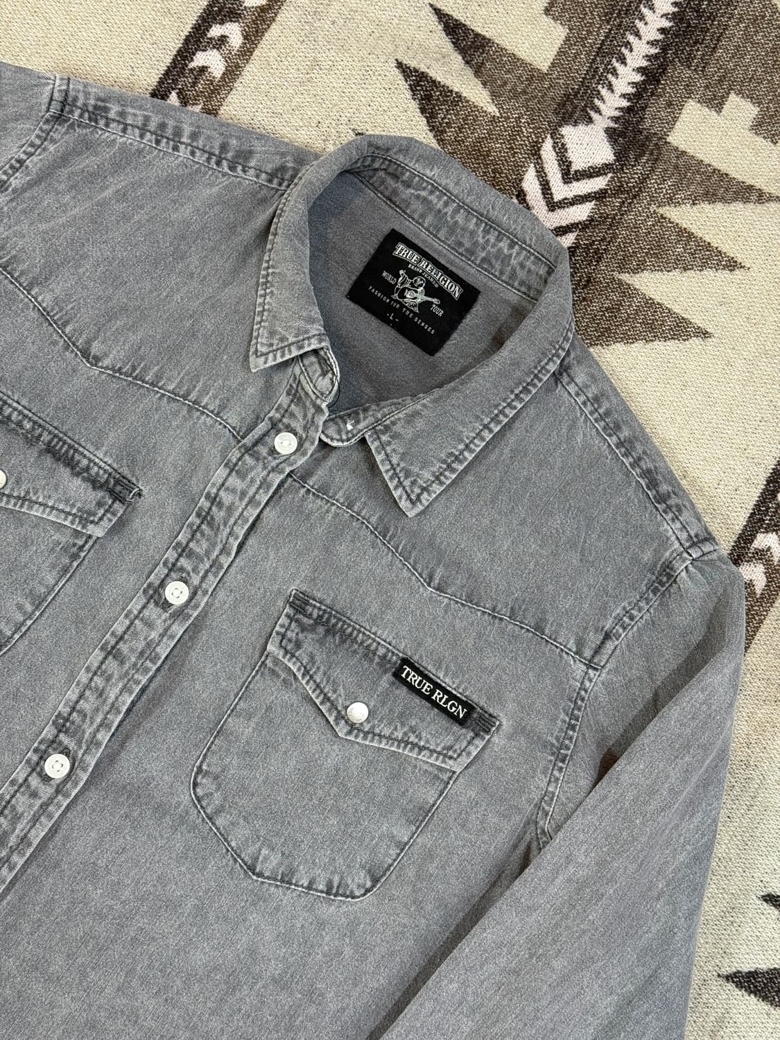 트루릴리전 25FW 데님 셔츠 상품이미지3