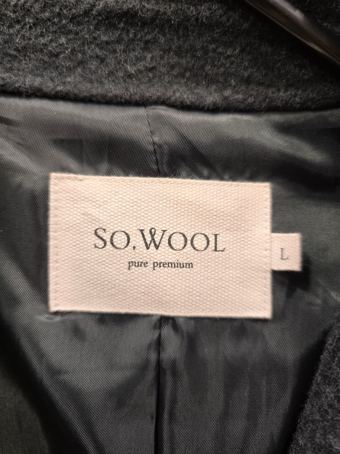 거의새거) 소울 SO.WOOL 핸드메이드 더블 버튼 양모 롱 코트 L(1 상품이미지8