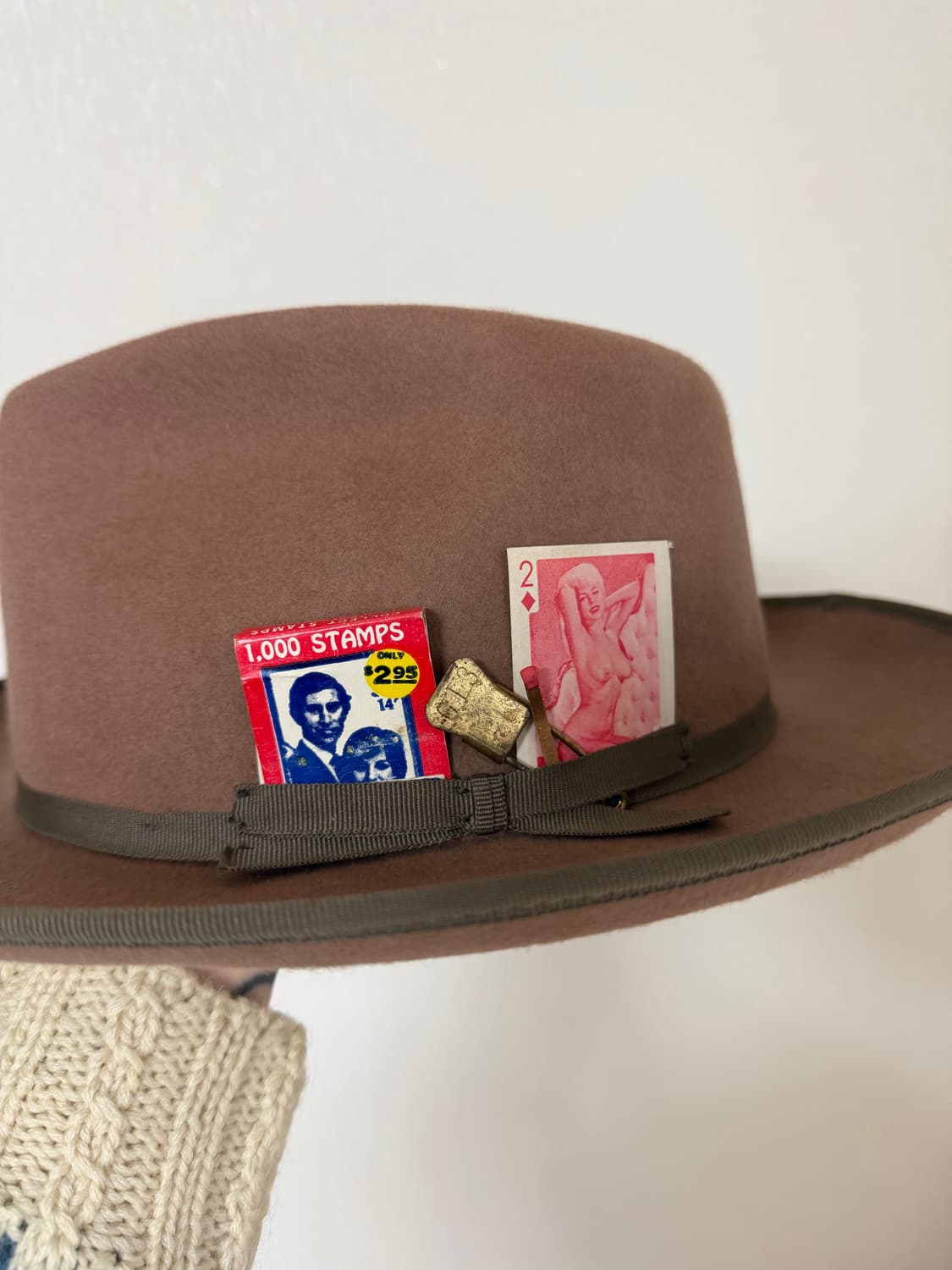 카멜 울 펠트햇 페도라 판매 레이버 유니언 Labour union 상품이미지3