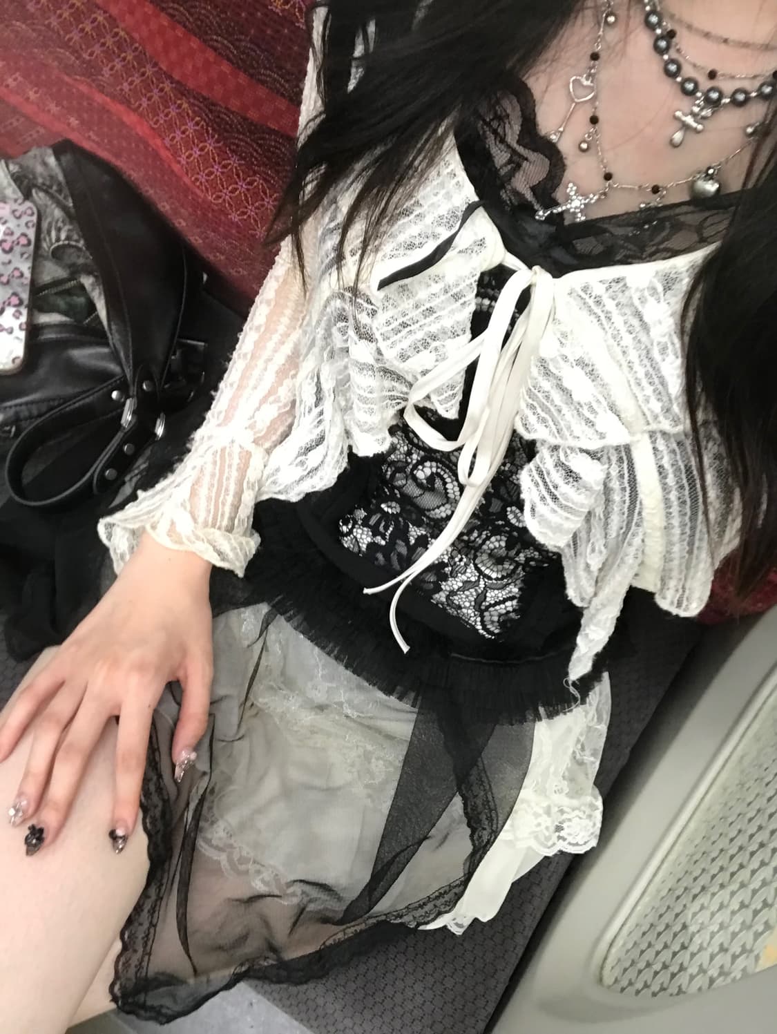 빈티지 고스 코디세트 상품이미지2