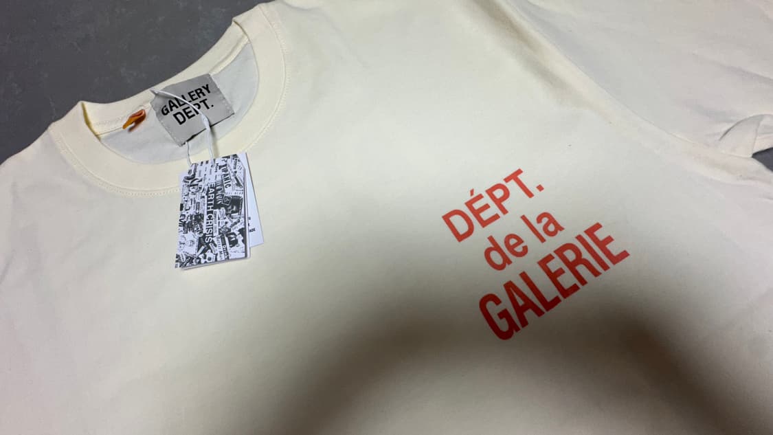 갤러리 디파트먼트 프렌치 반팔 크림 오렌지 상품이미지2